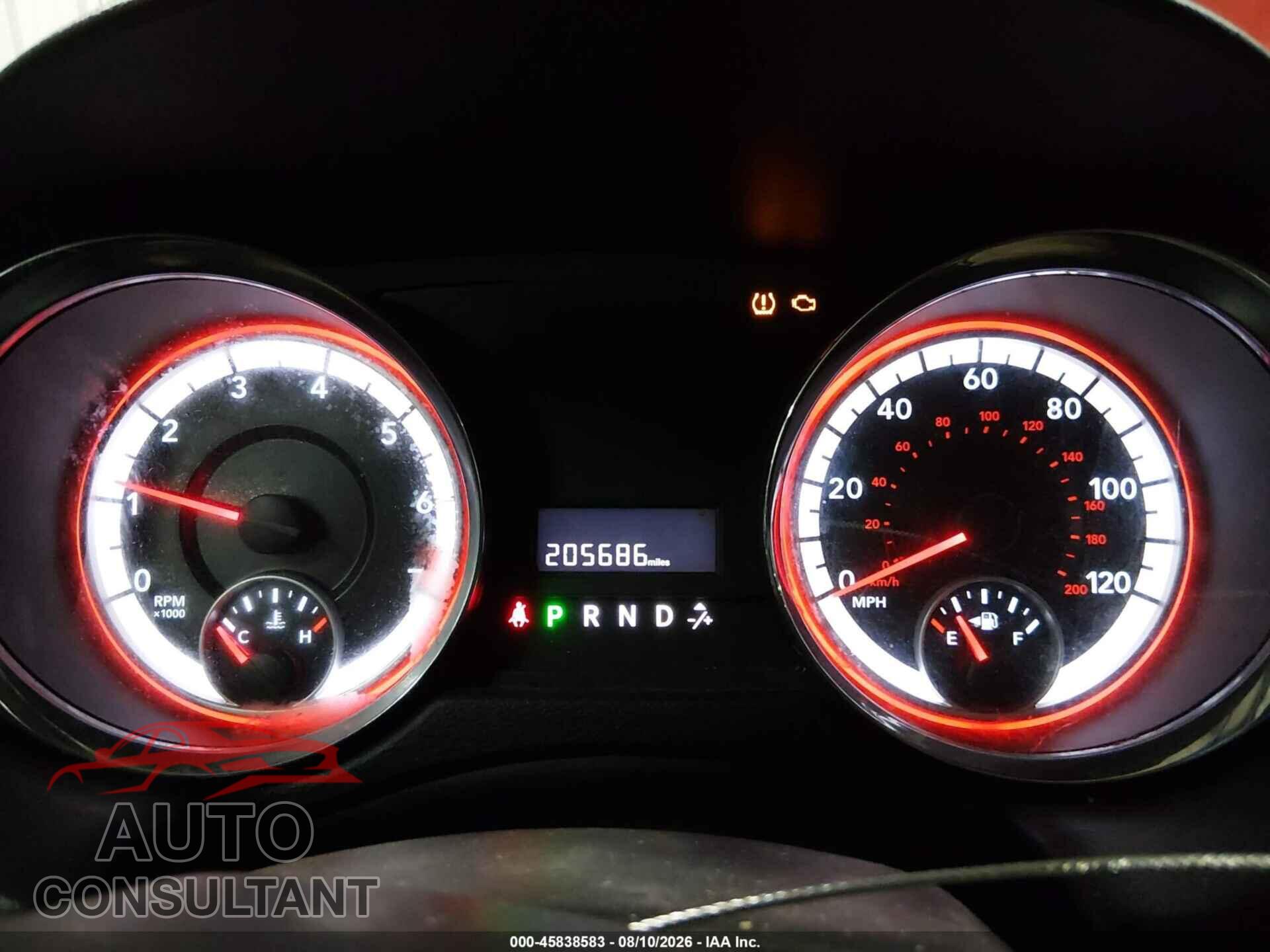 DODGE GRAND CARAVAN 2012 - 2C4RDGBG5CR182318