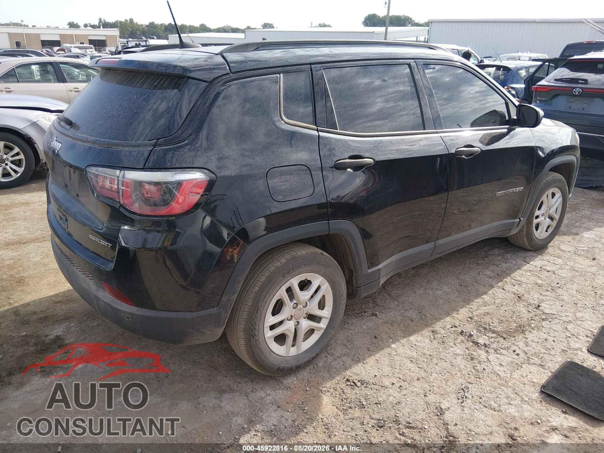 JEEP NEW COMPASS 2017 - 3C4NJCAB9HT658192