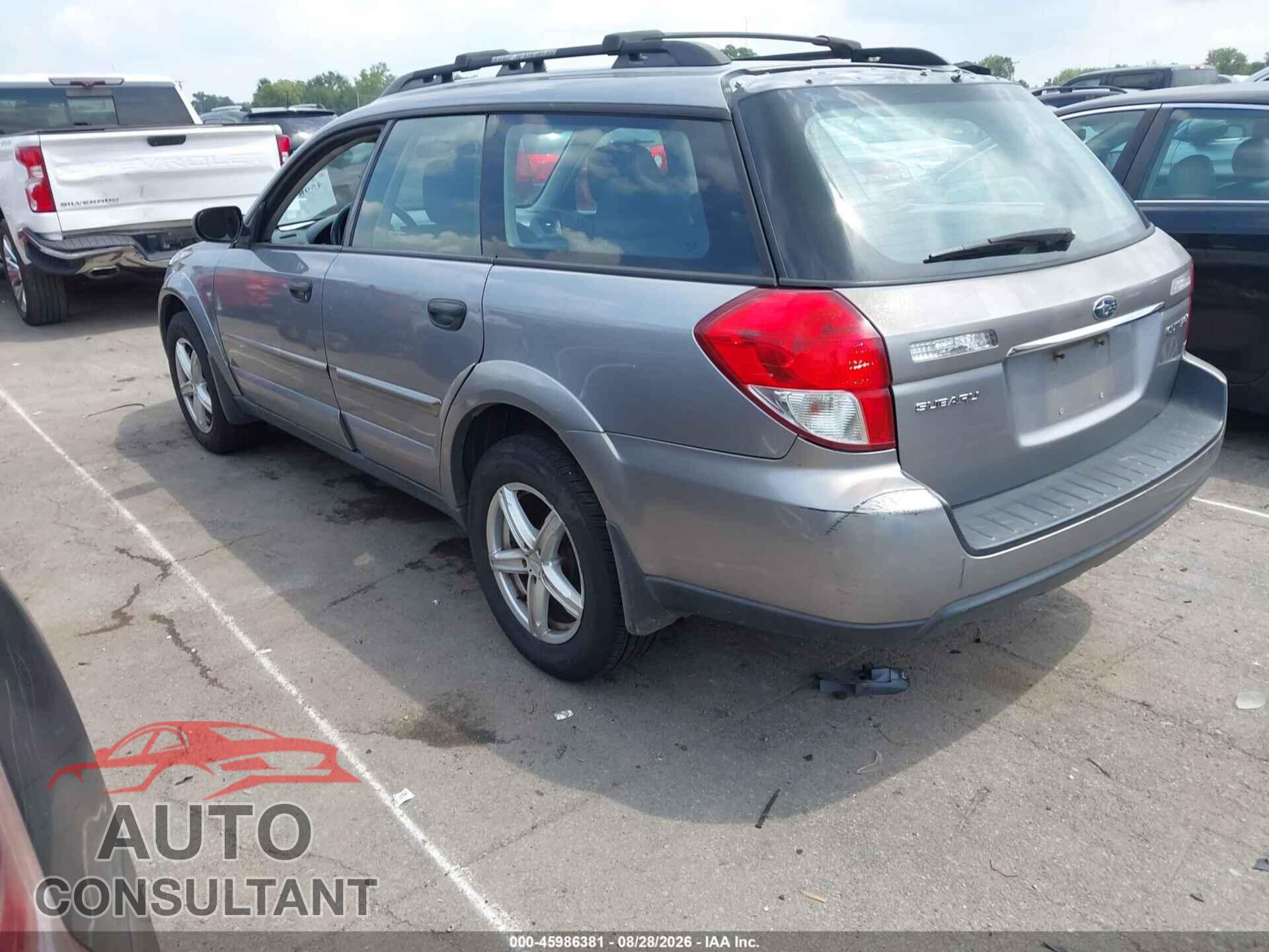 SUBARU OUTBACK 2009 - 4S4BP61C797316818