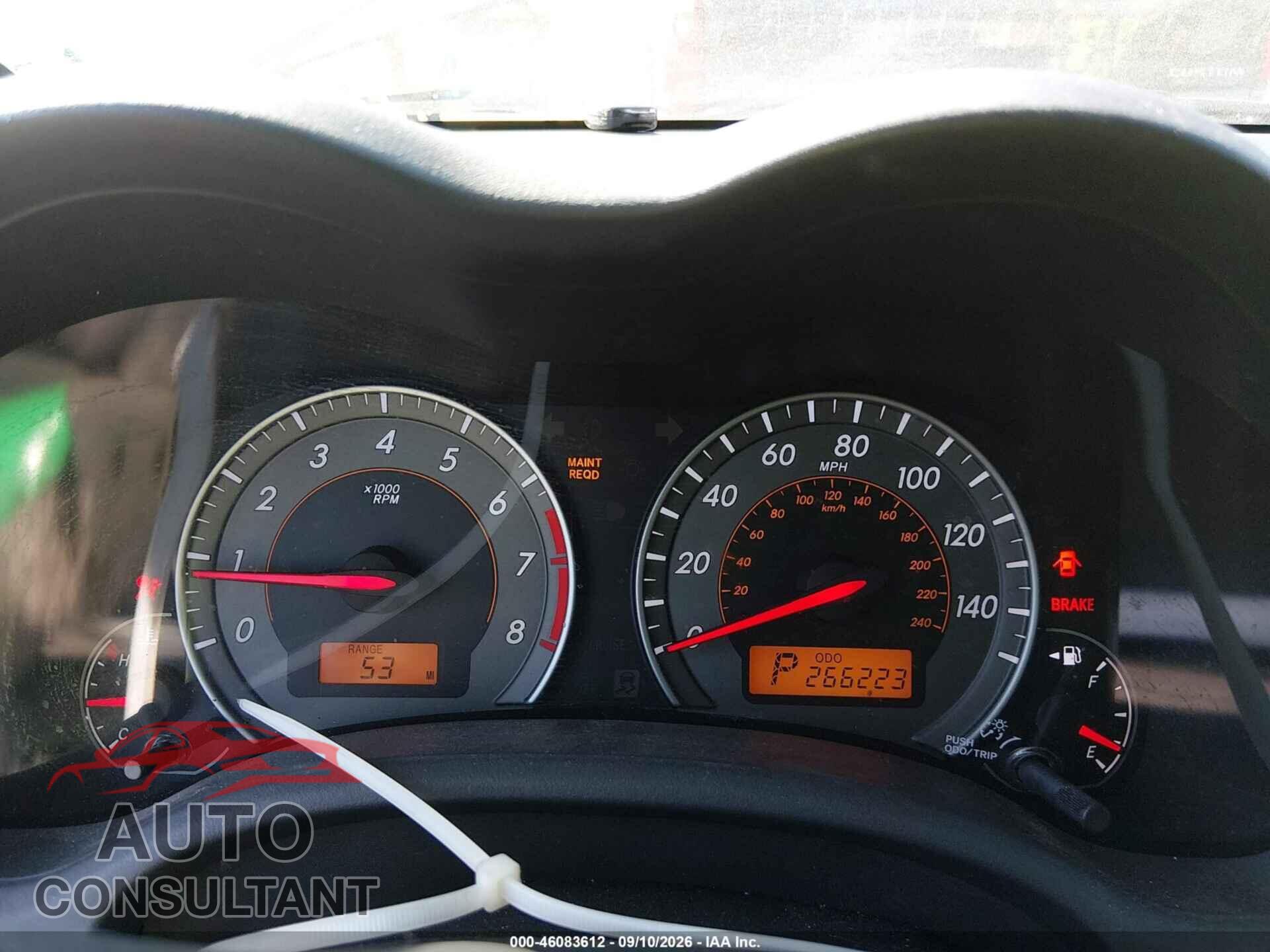TOYOTA COROLLA 2010 - 2T1BU4EE7AC445075