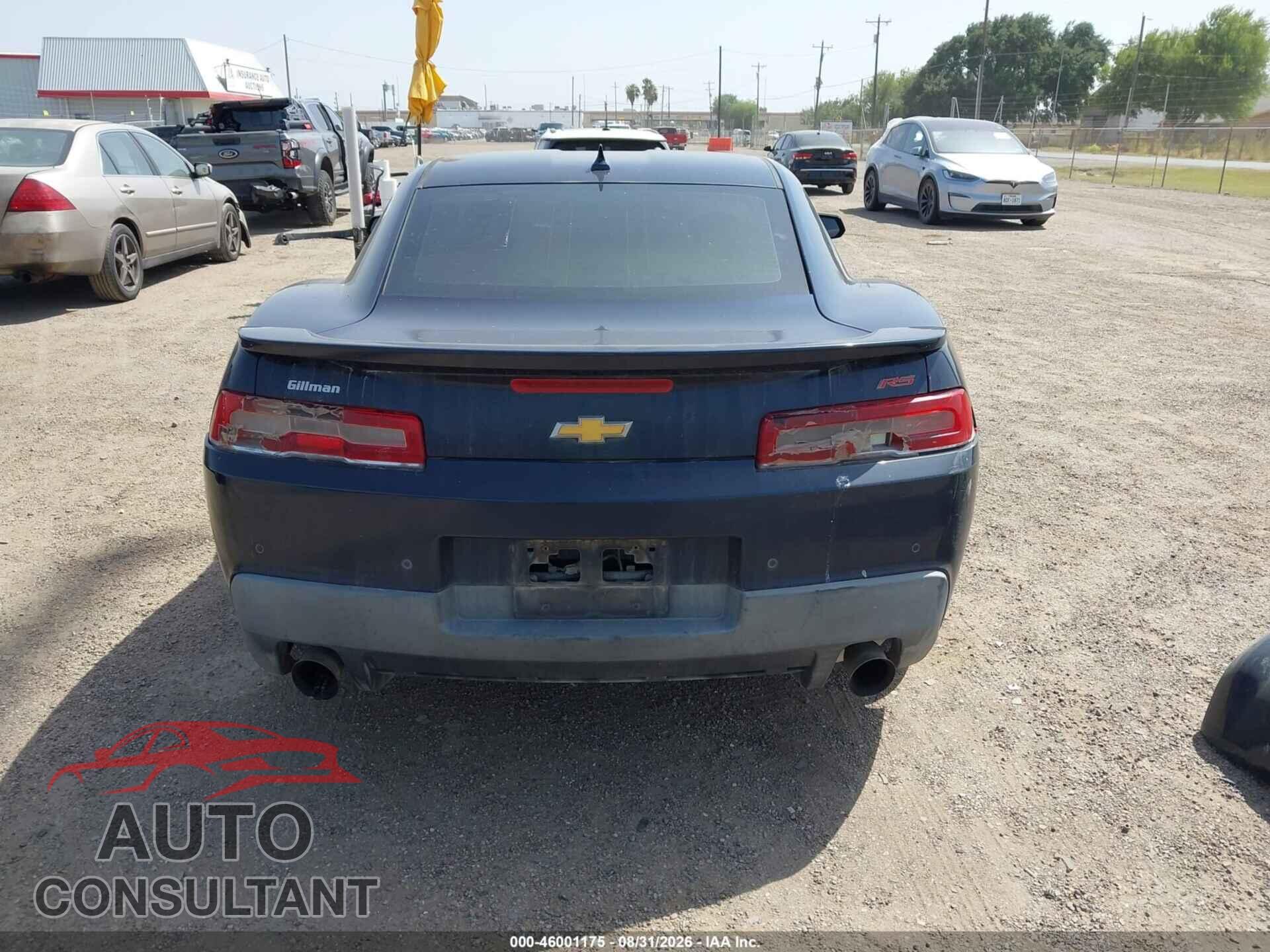 CHEVROLET CAMARO 2015 - 2G1FF1E30F9256891