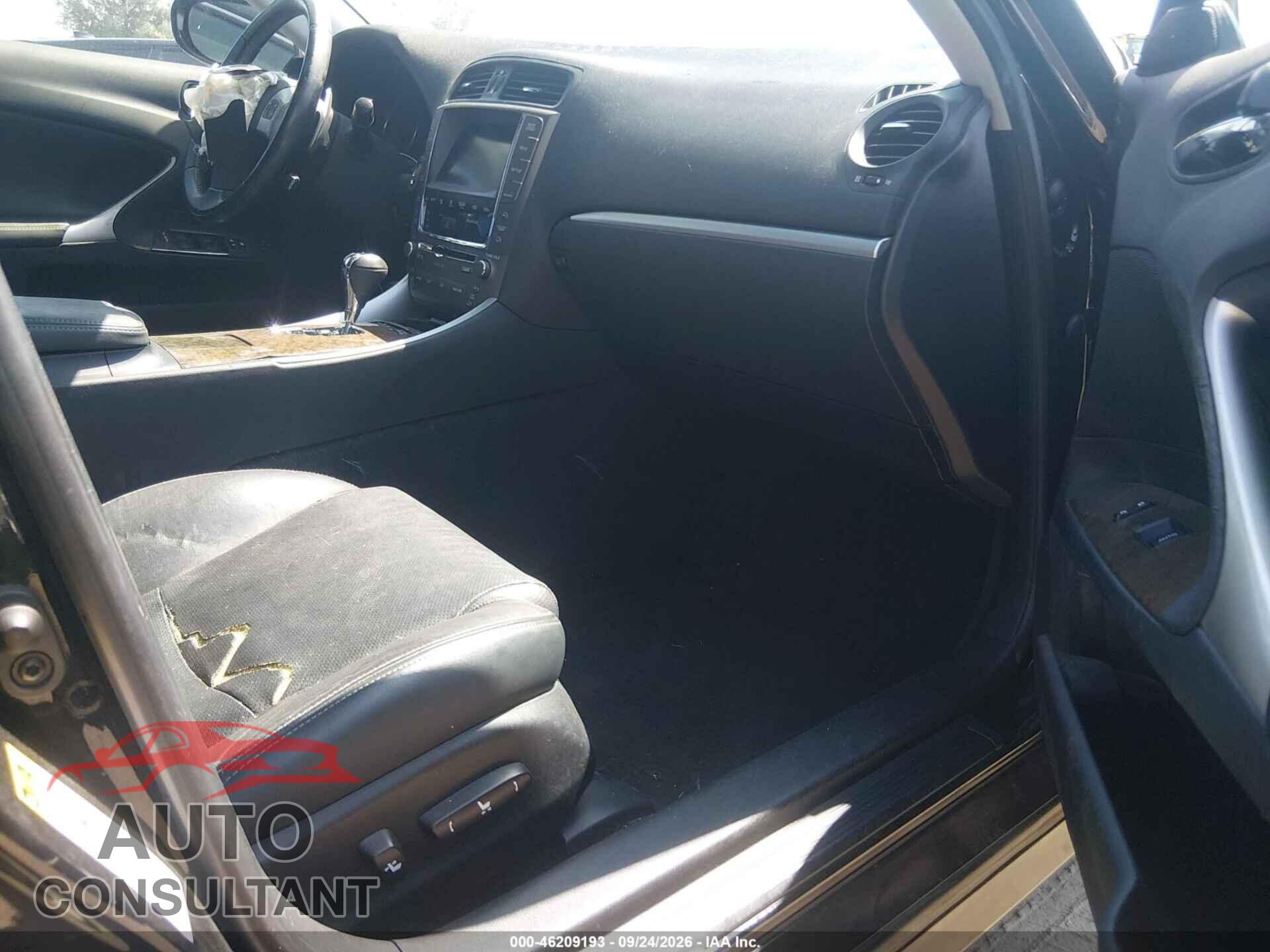 LEXUS IS 250 2011 - JTHBF5C21B5154044