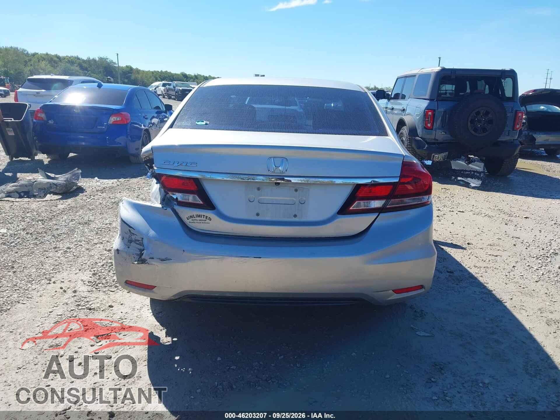 HONDA CIVIC 2015 - 19XFB2F55FE051562