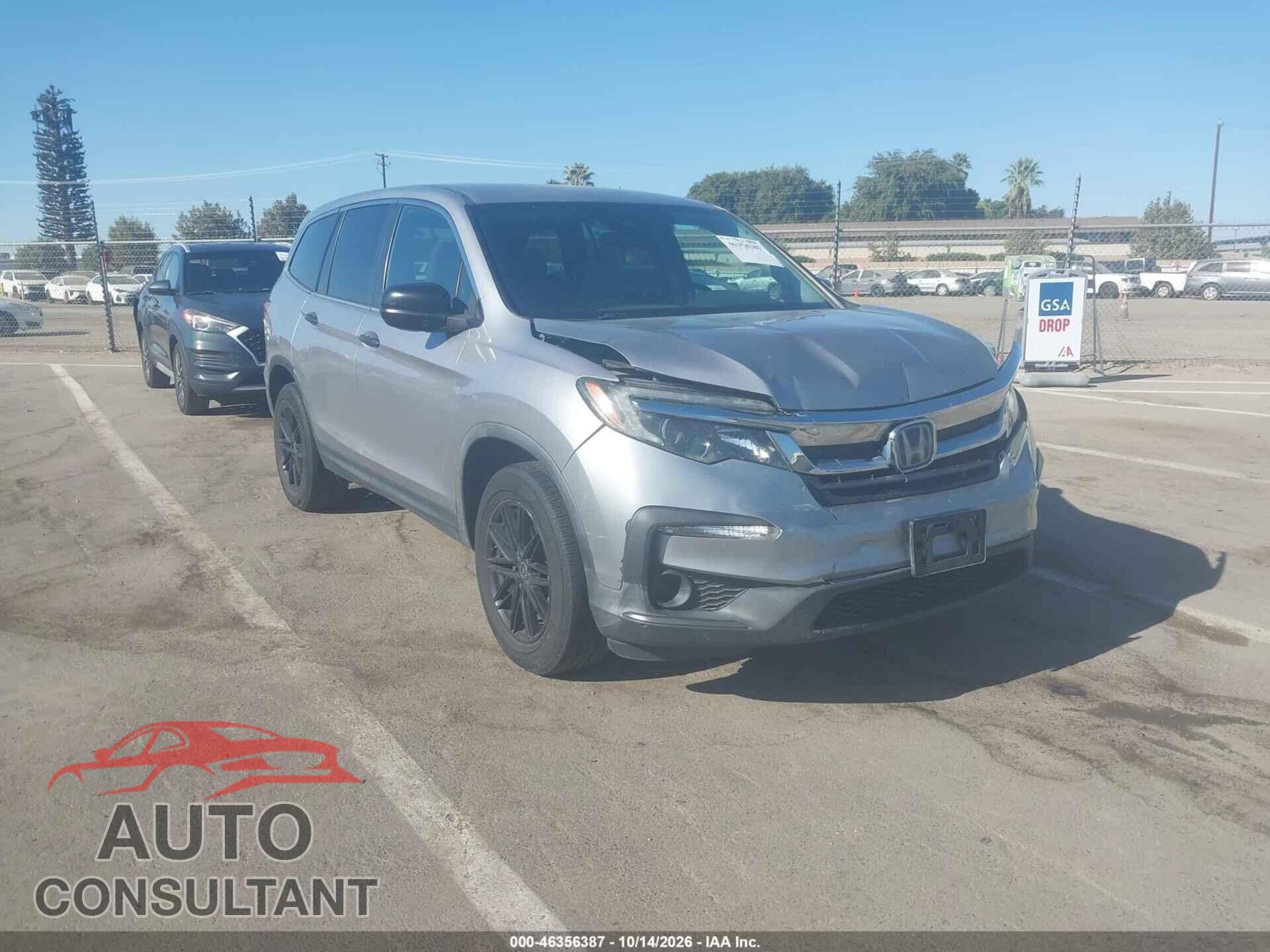 HONDA PILOT 2020 - 5FNYF5H17LB028847