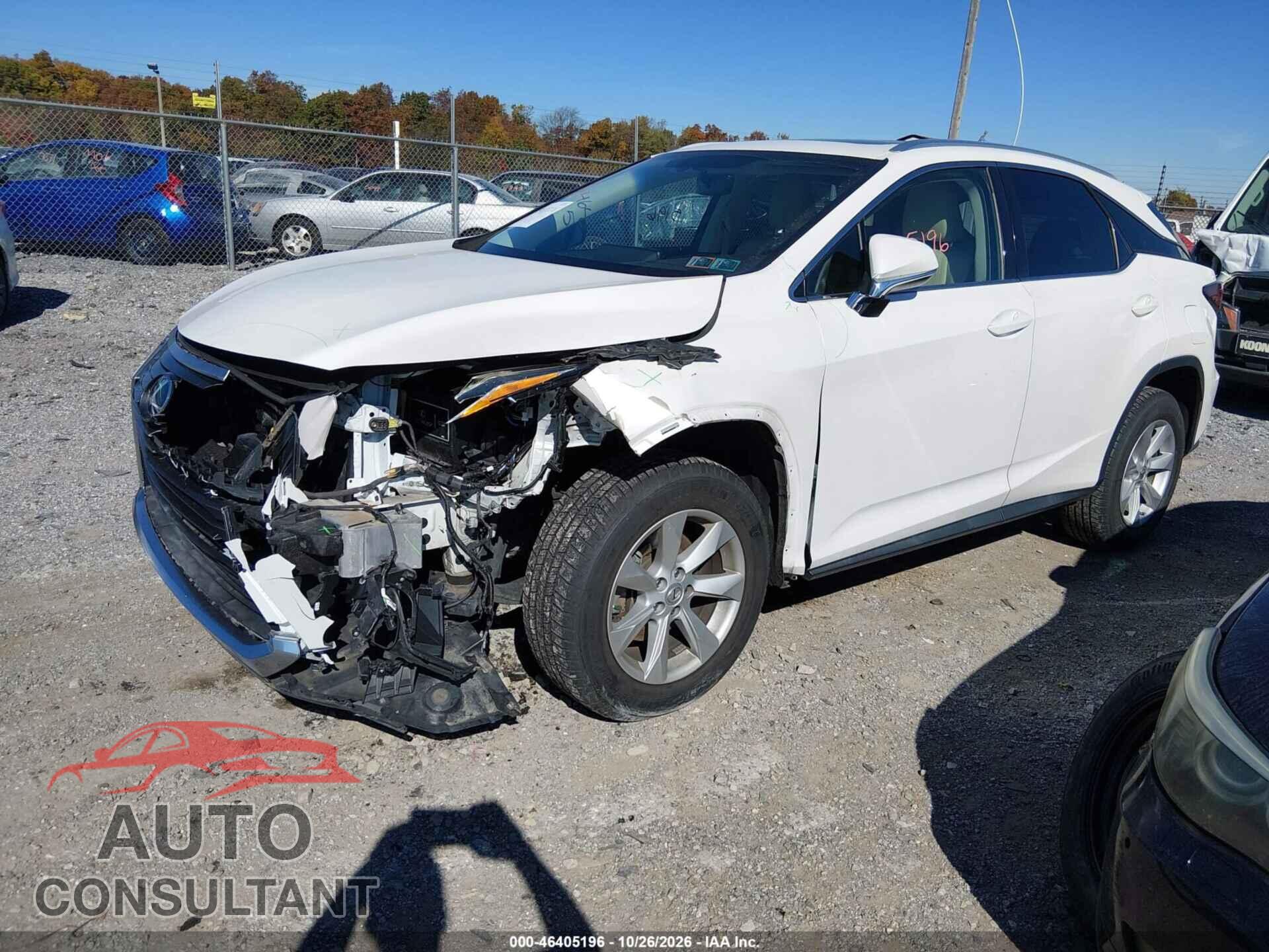 LEXUS RX 350 2016 - 2T2BZMCA1GC039010