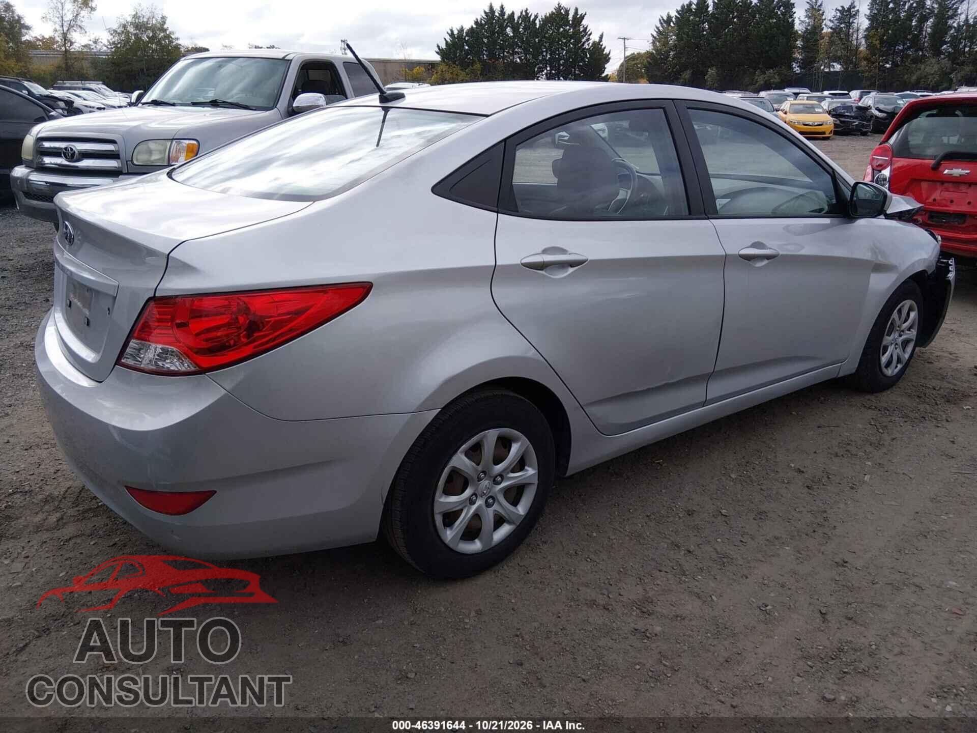 HYUNDAI ACCENT 2013 - KMHCT4AE3DU516952