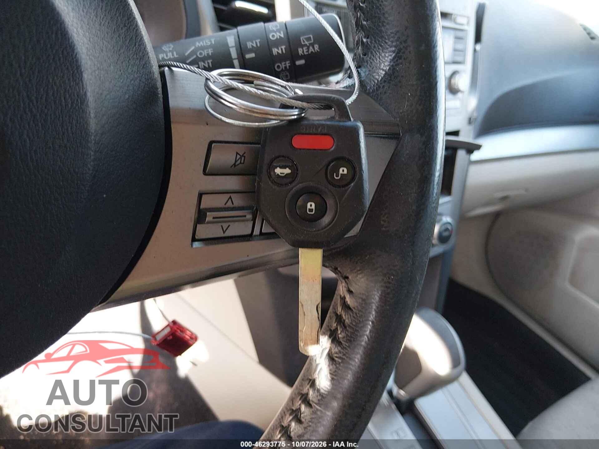 SUBARU OUTBACK 2011 - 4S4BRBCC4B3379016