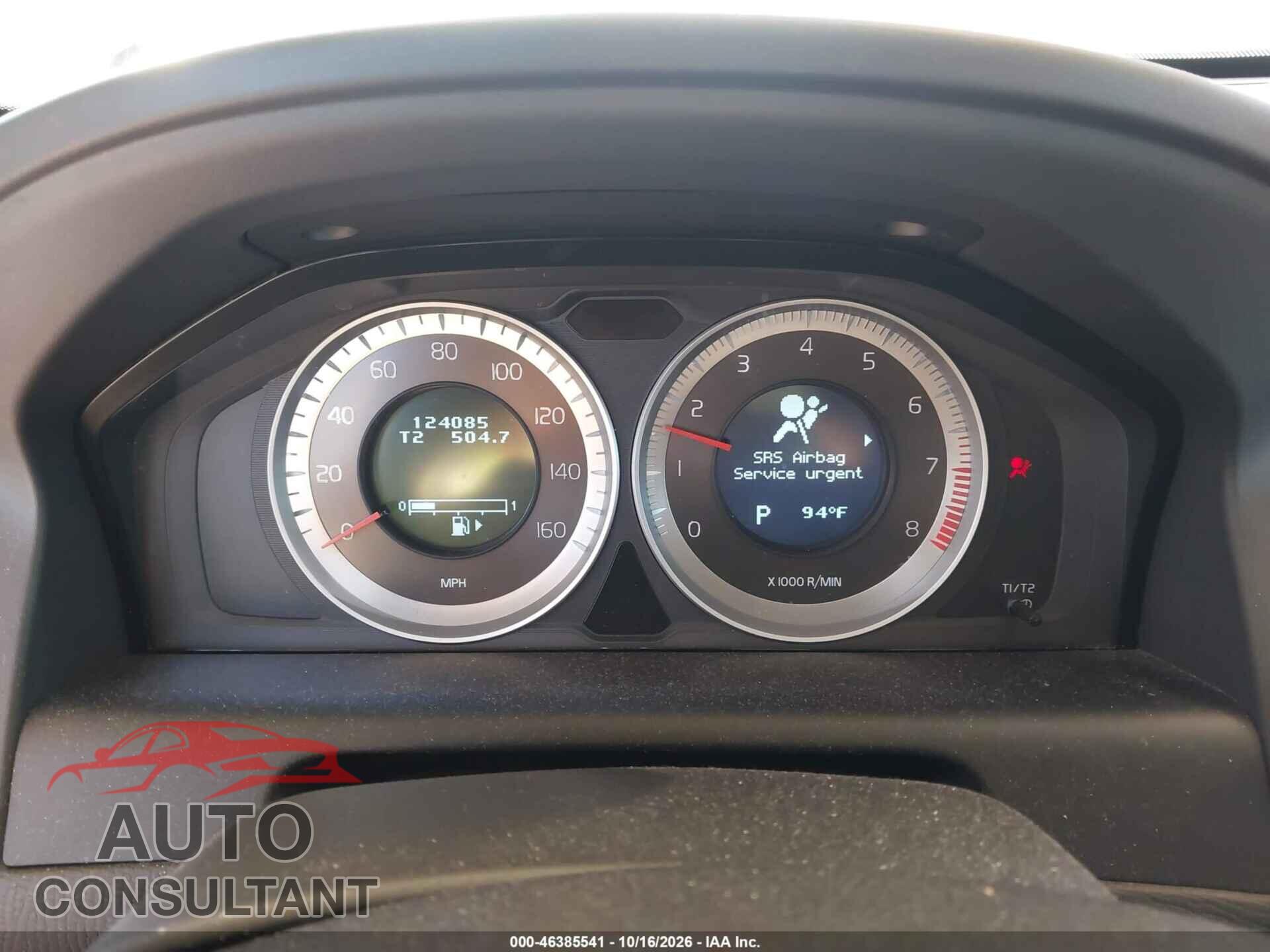 VOLVO XC60 2013 - YV4902DZ2D2430003
