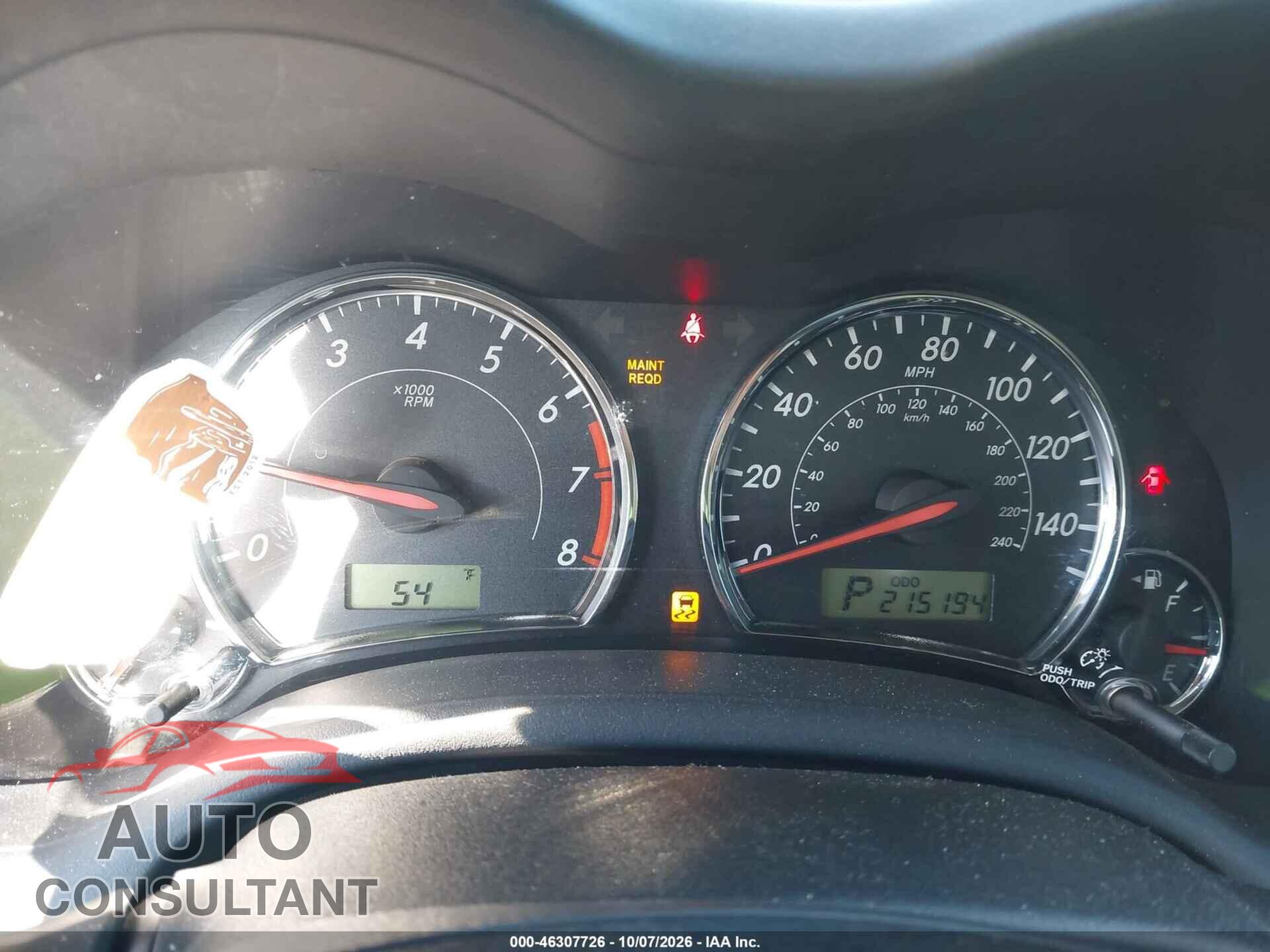 TOYOTA COROLLA 2011 - 2T1BU4EE7BC617171