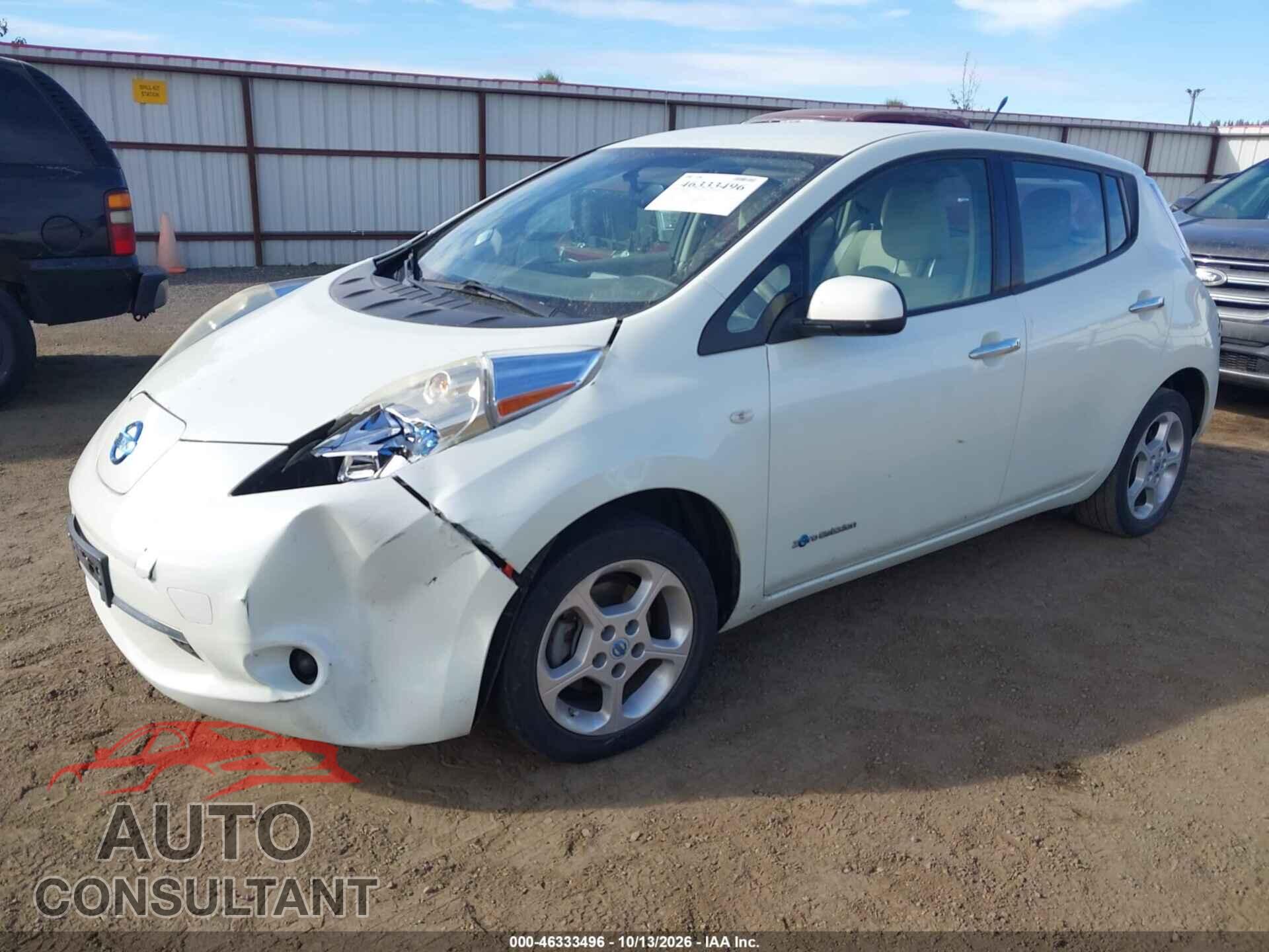 NISSAN LEAF 2012 - JN1AZ0CP3CT016184