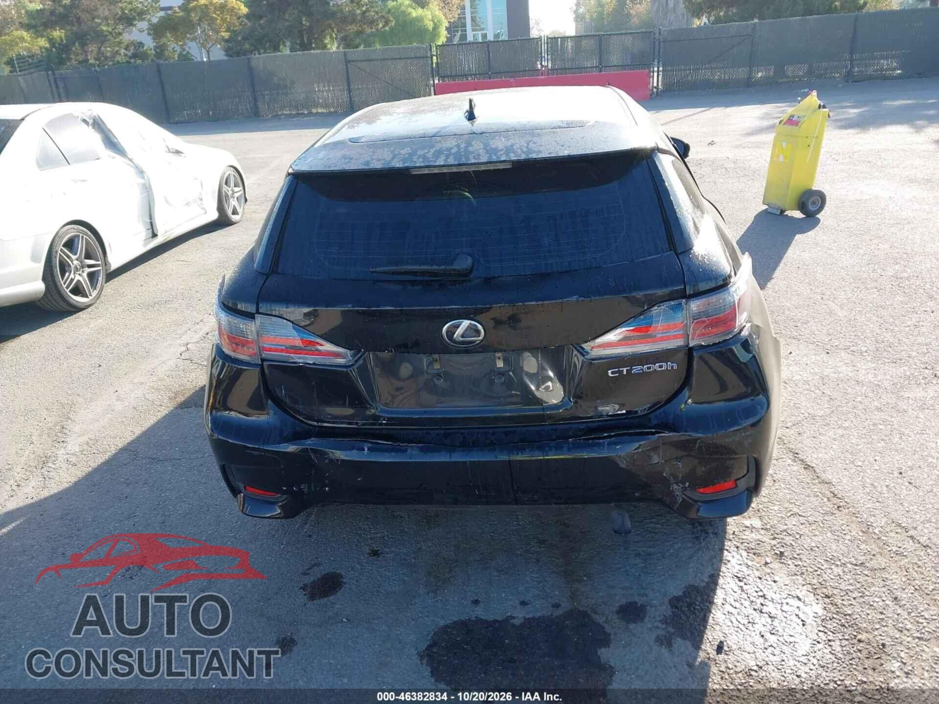 LEXUS CT 200H 2015 - JTHKD5BH1F2216707