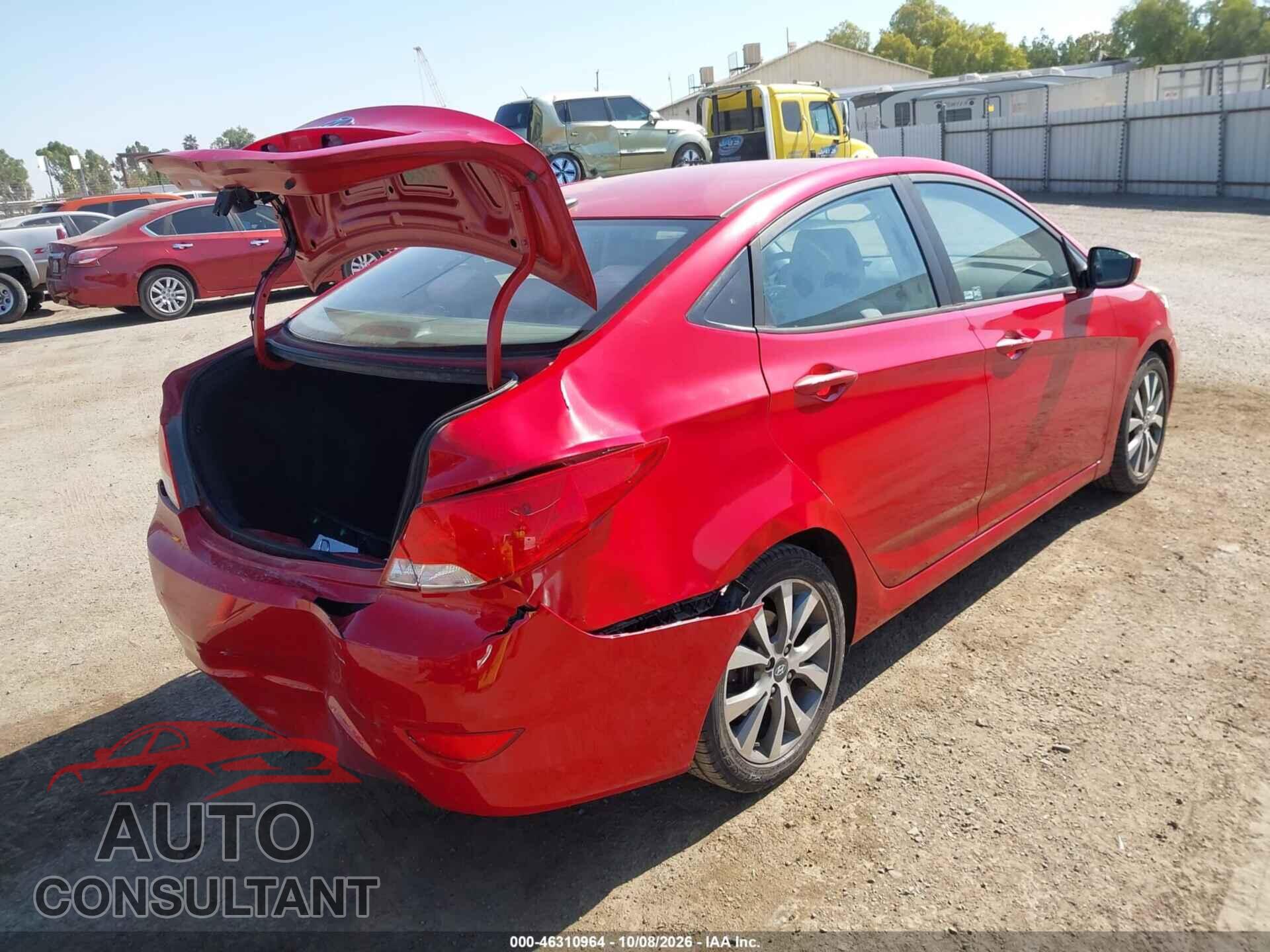 HYUNDAI ACCENT 2017 - KMHCT4AE6HU284109