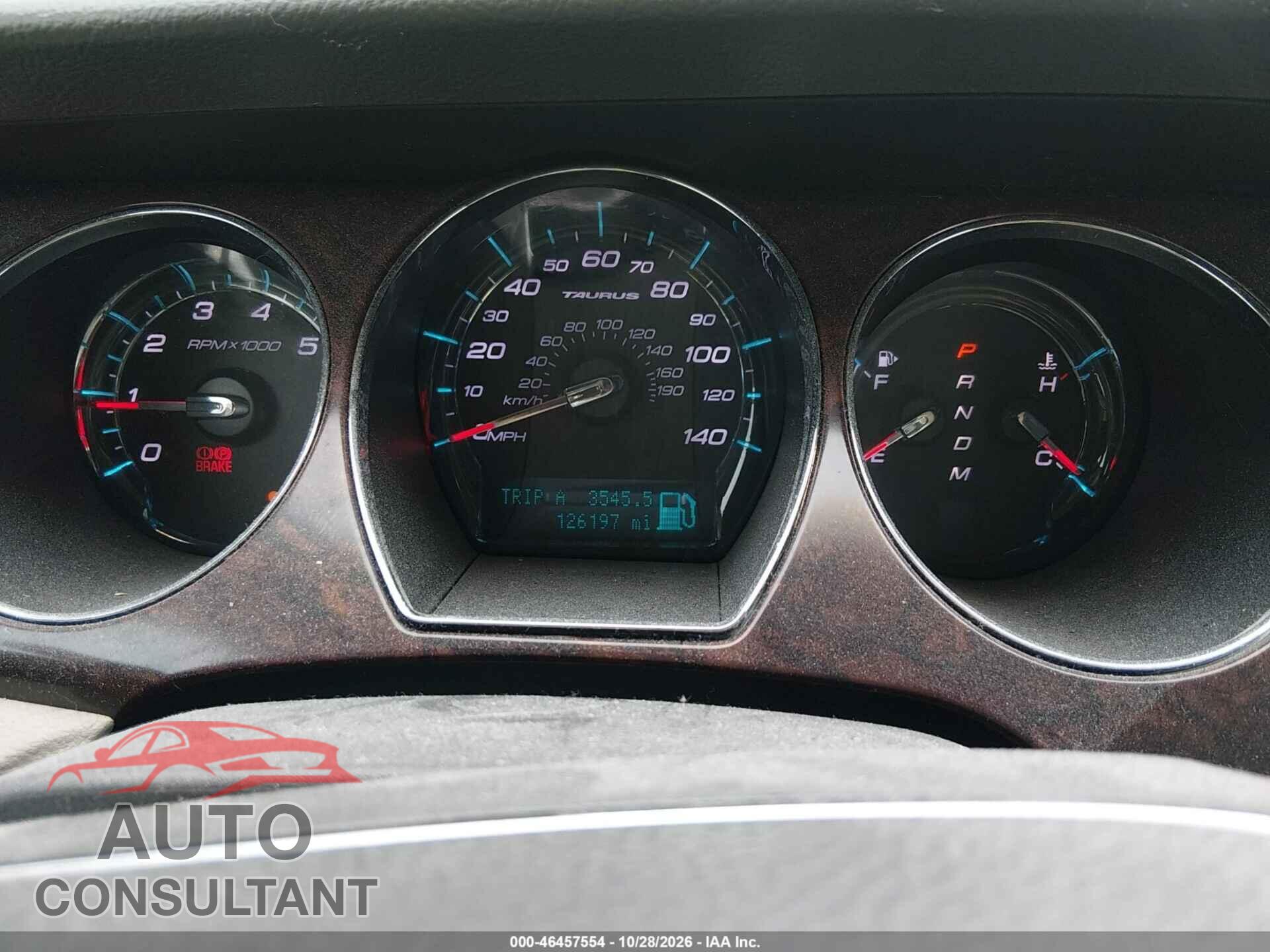 FORD TAURUS 2010 - 1FAHP2EW8AG162898