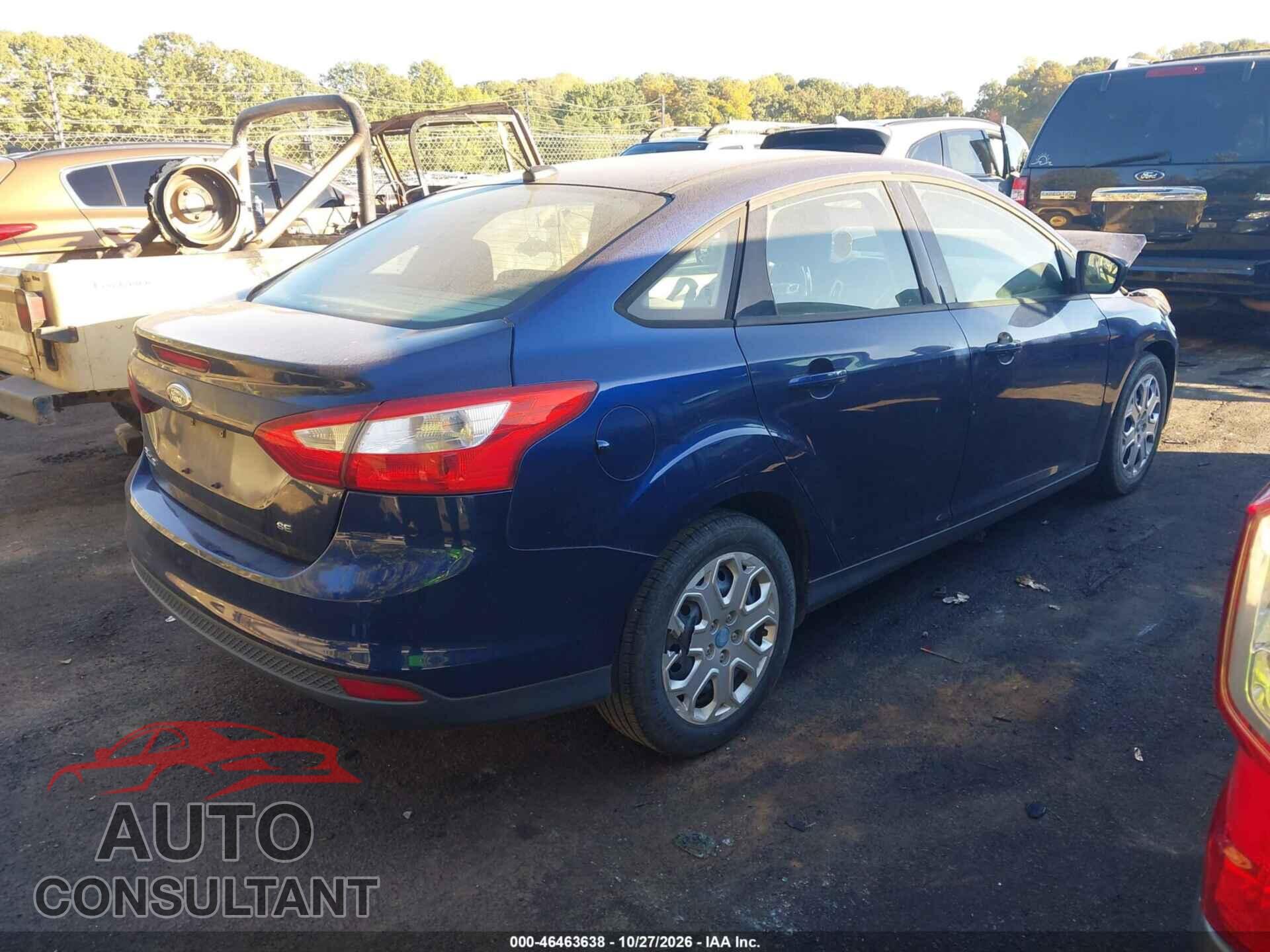 FORD FOCUS 2012 - 1FAHP3F29CL113608