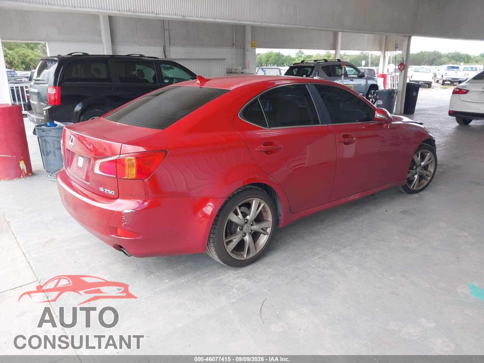 LEXUS IS 250 2009 - JTHBK262995104735