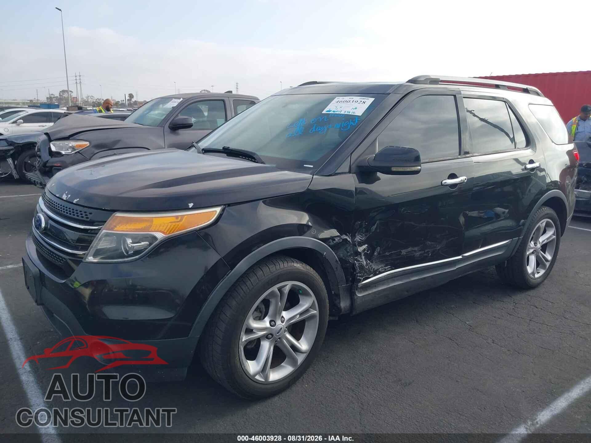 FORD EXPLORER 2012 - 1FMHK7F97CGB02219