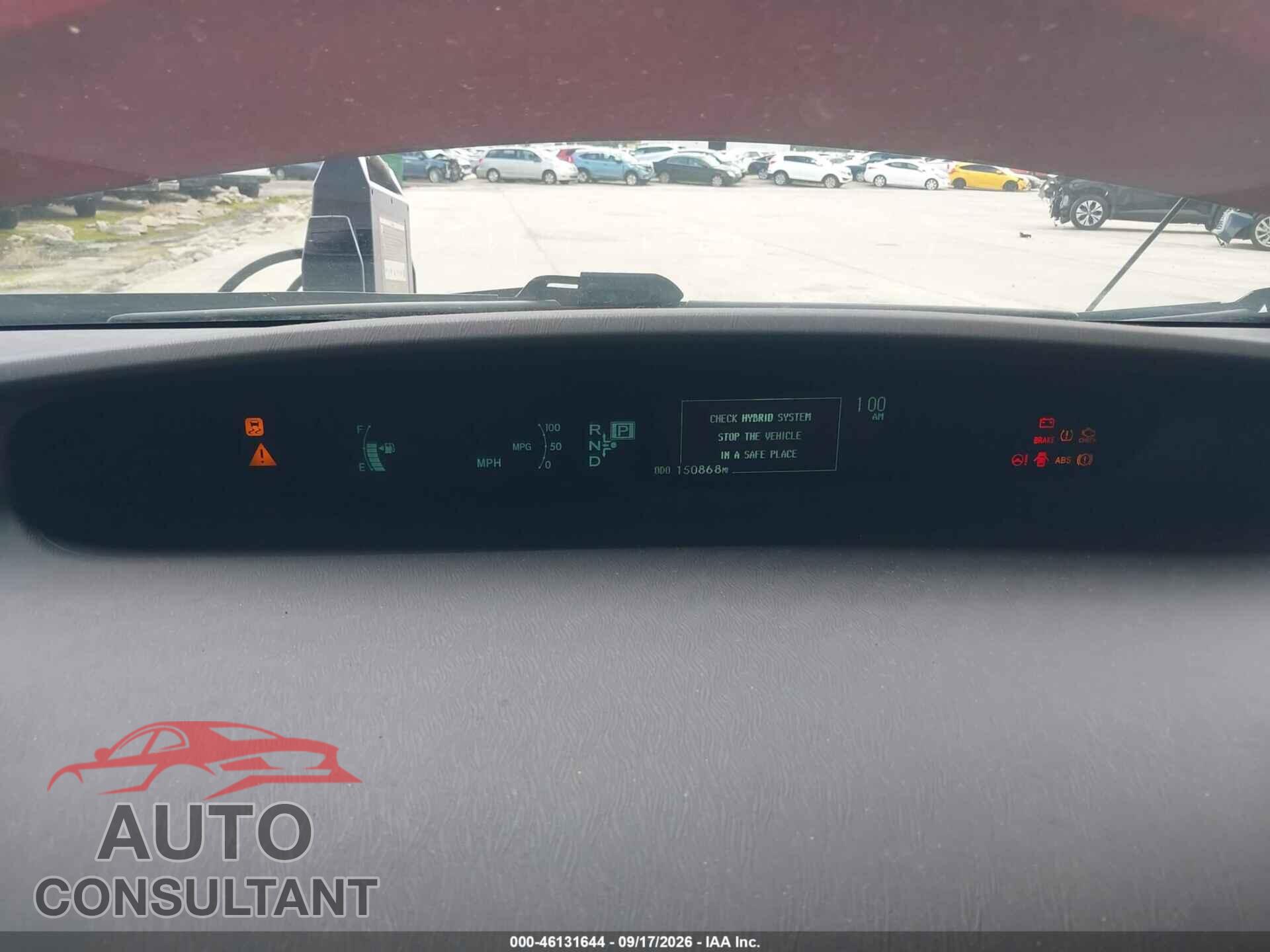 TOYOTA PRIUS 2013 - JTDKN3DU3D0349149