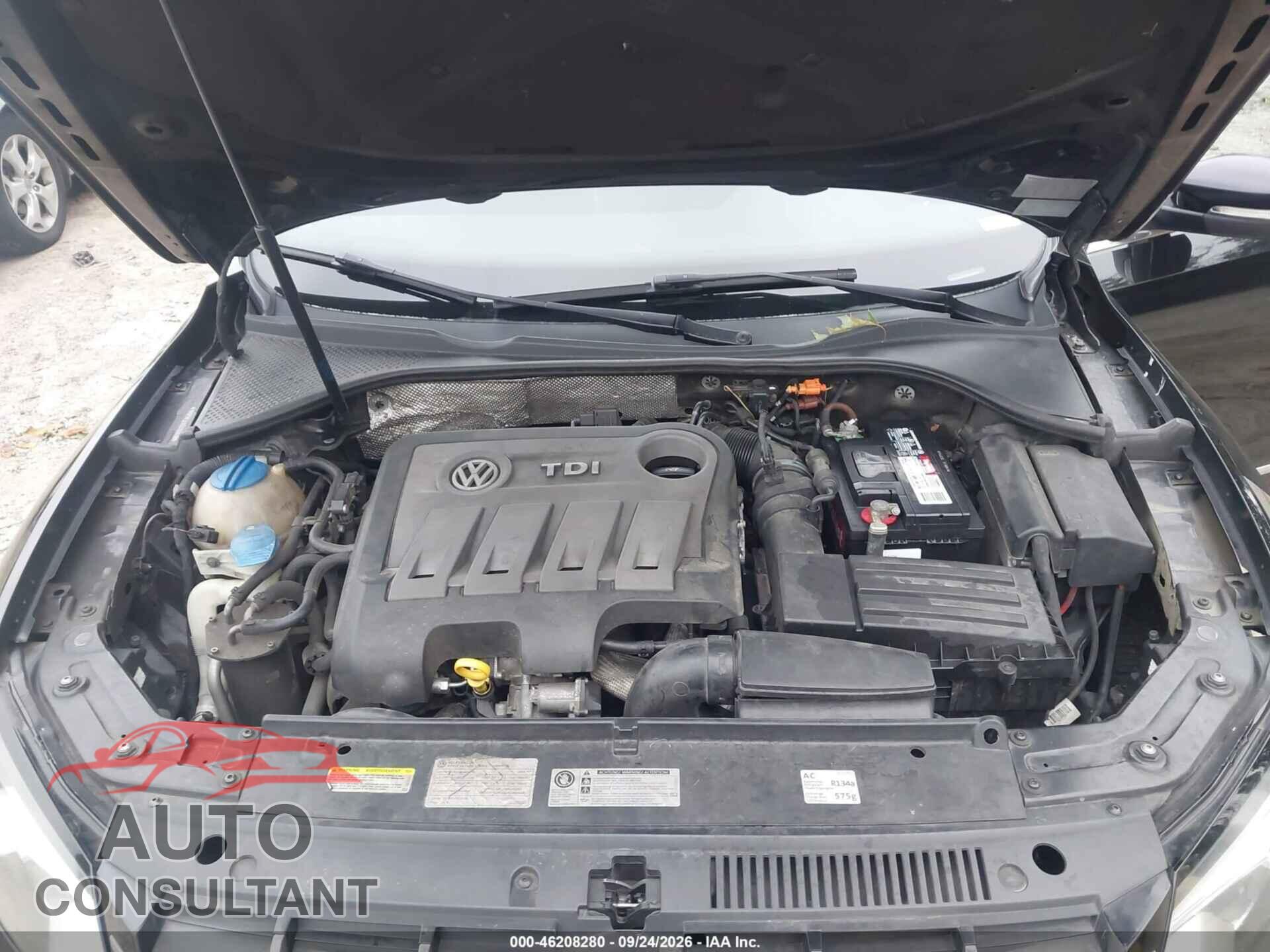 VOLKSWAGEN PASSAT 2014 - 1VWCN7A3XEC028536
