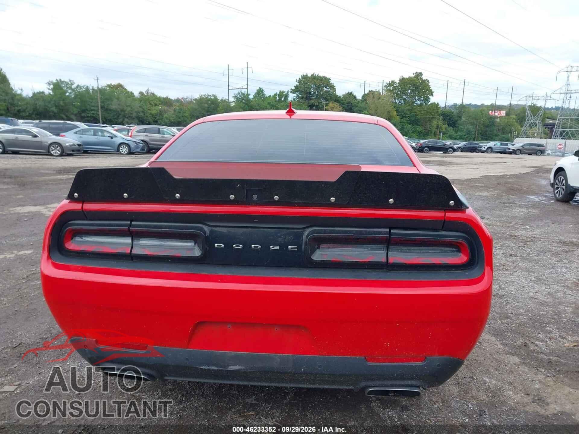 DODGE CHALLENGER 2021 - 2C3CDZFJ1MH597378
