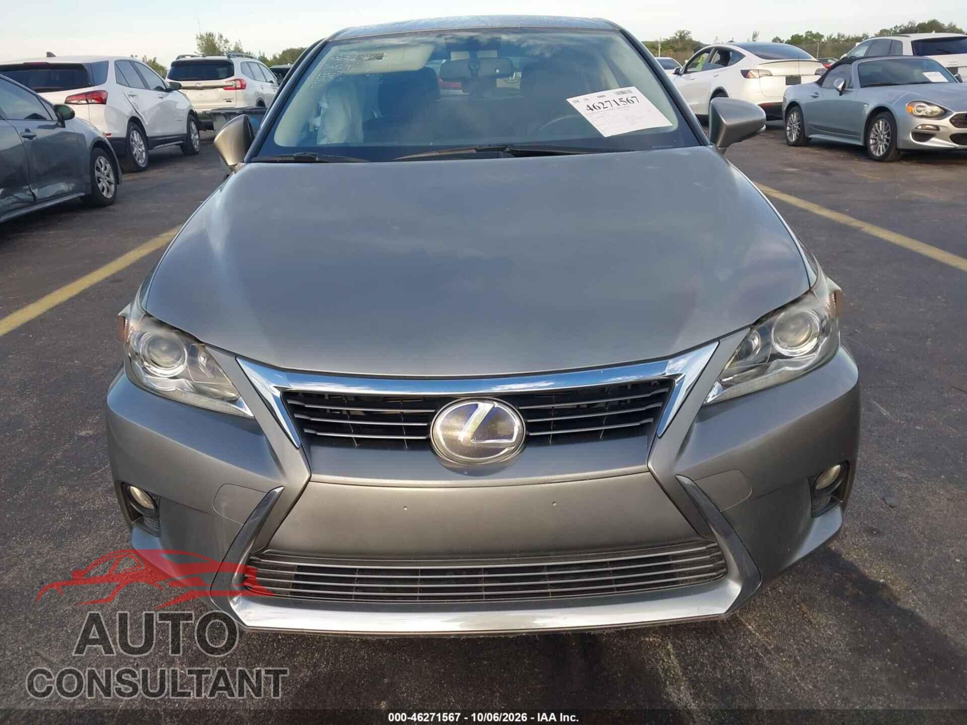 LEXUS CT 200H 2017 - JTHKD5BH6H2296136