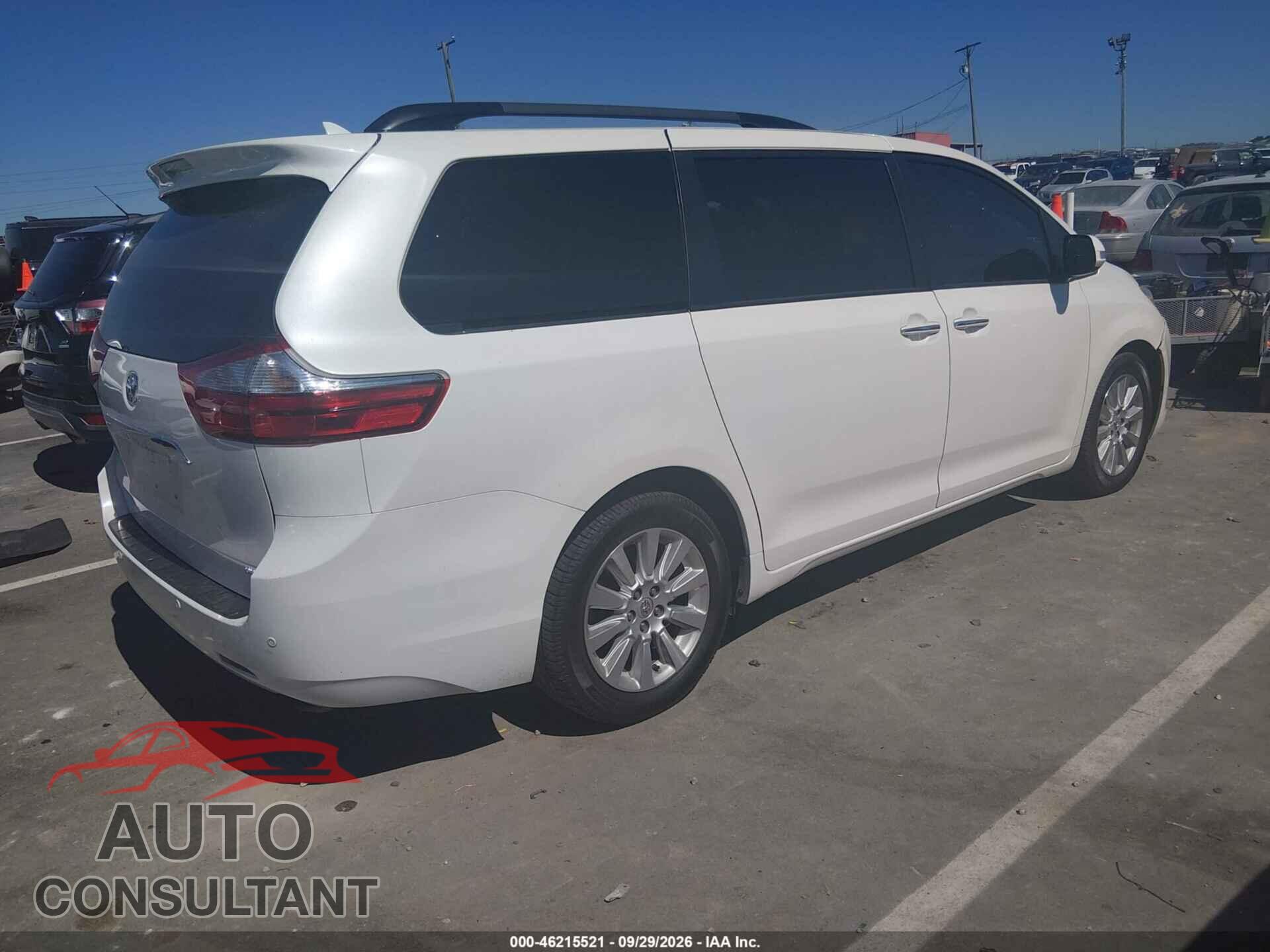 TOYOTA SIENNA 2017 - 5TDYZ3DC7HS795264