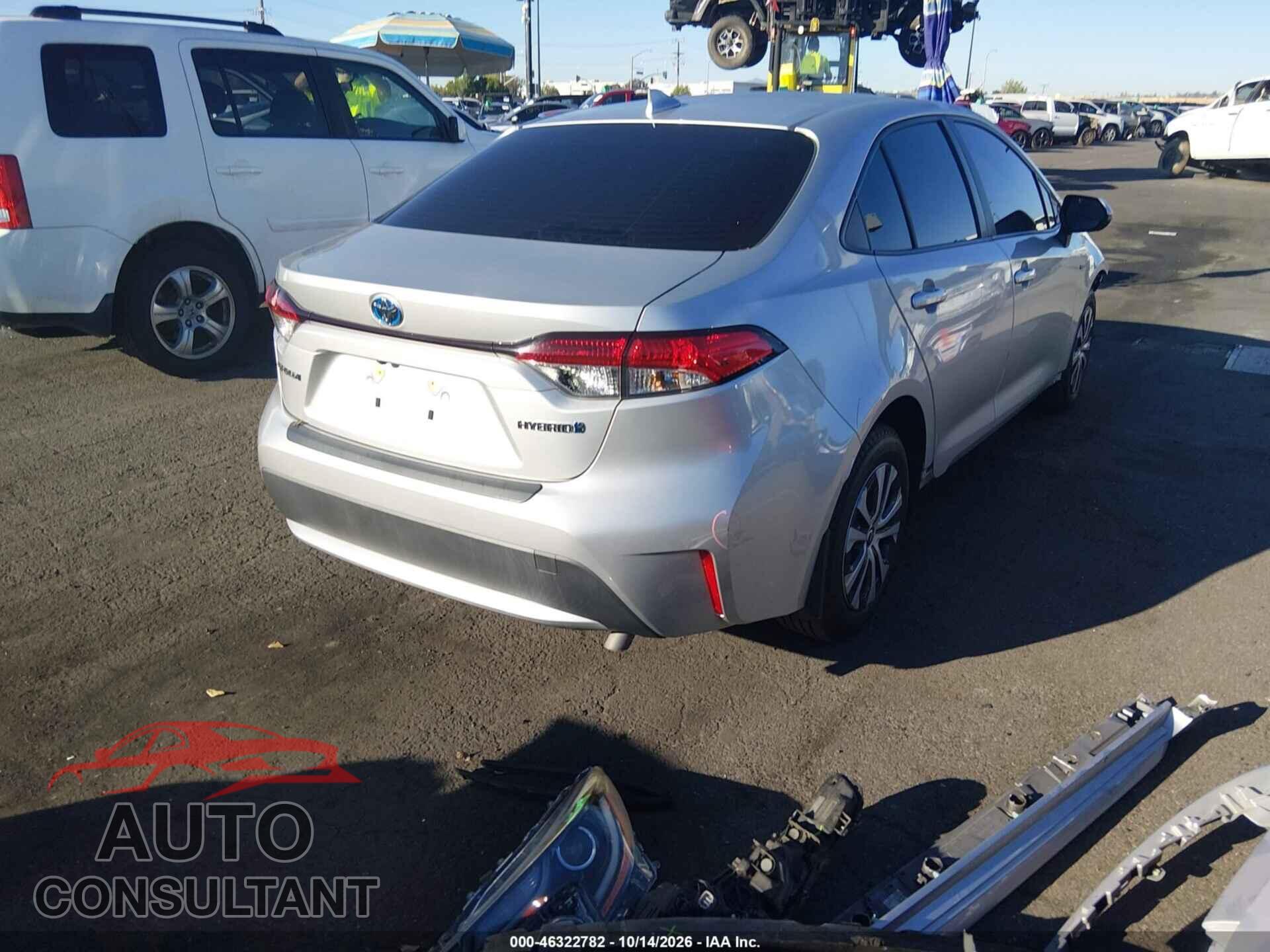 TOYOTA COROLLA 2021 - JTDEAMDE6MJ008619