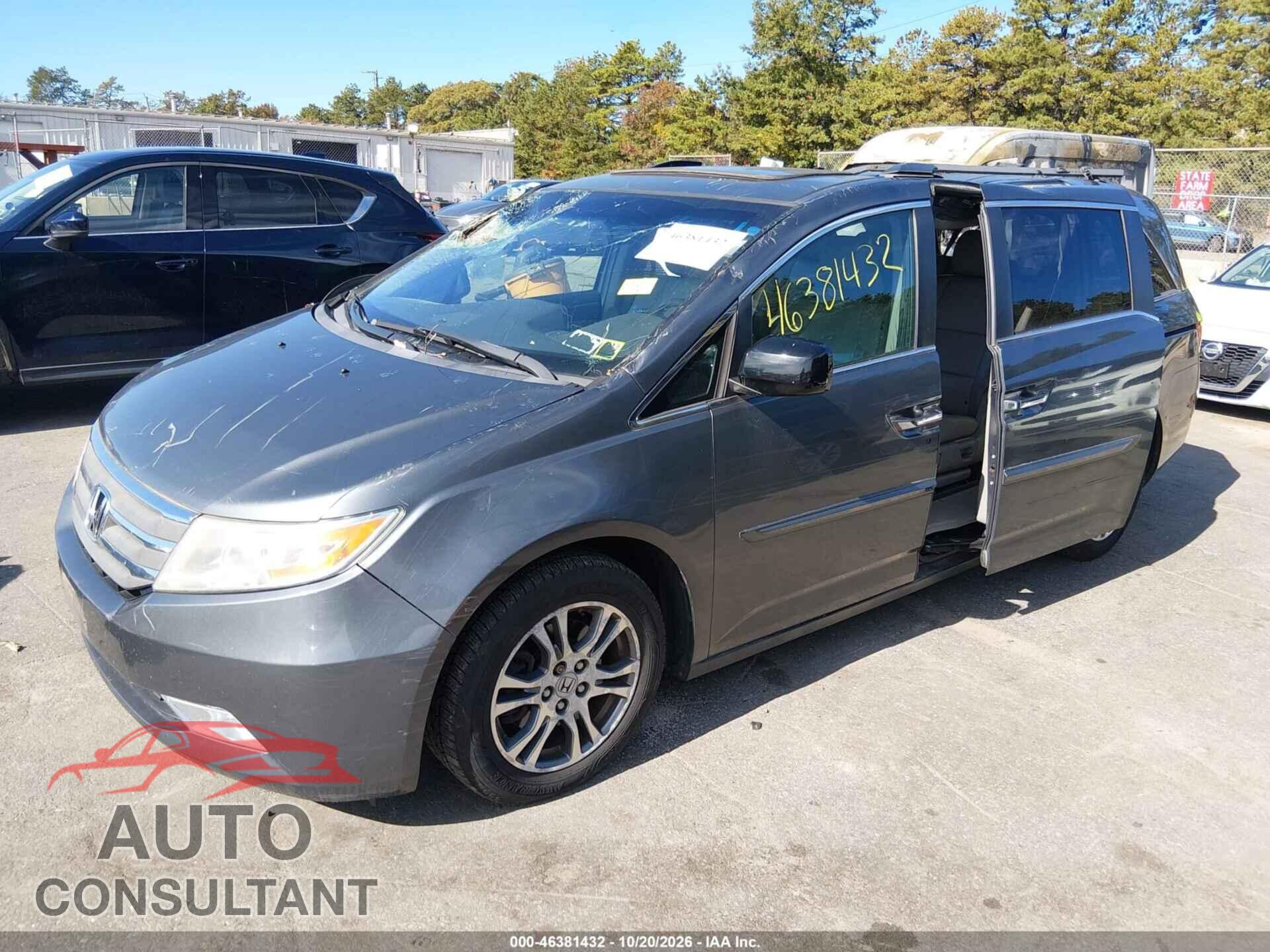 HONDA ODYSSEY 2013 - 5FNRL5H67DB057596