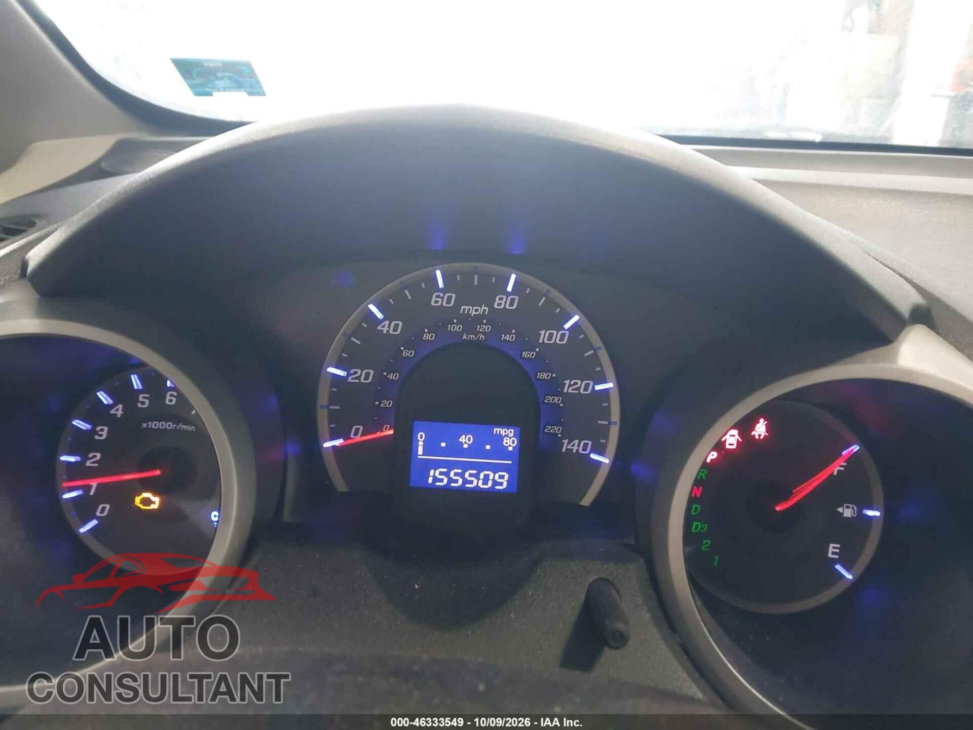 HONDA FIT 2012 - JHMGE8H33CS008131