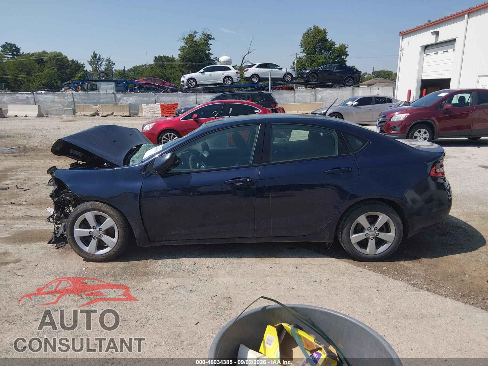 DODGE DART 2015 - 1C3CDFBB2FD315486