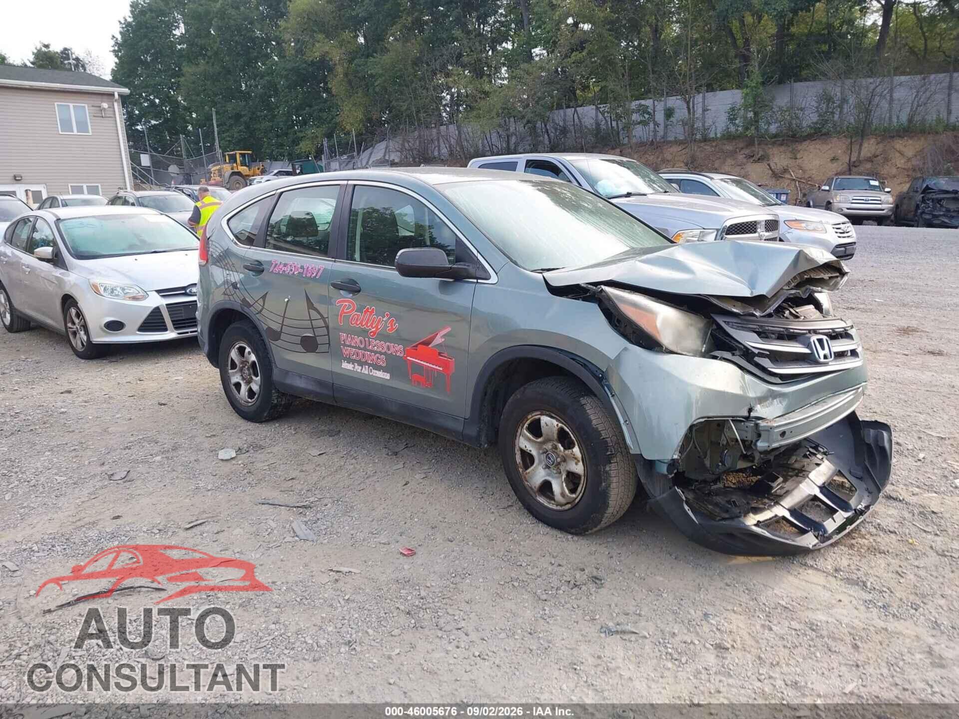 HONDA CR-V 2012 - 2HKRM4H3XCH609394