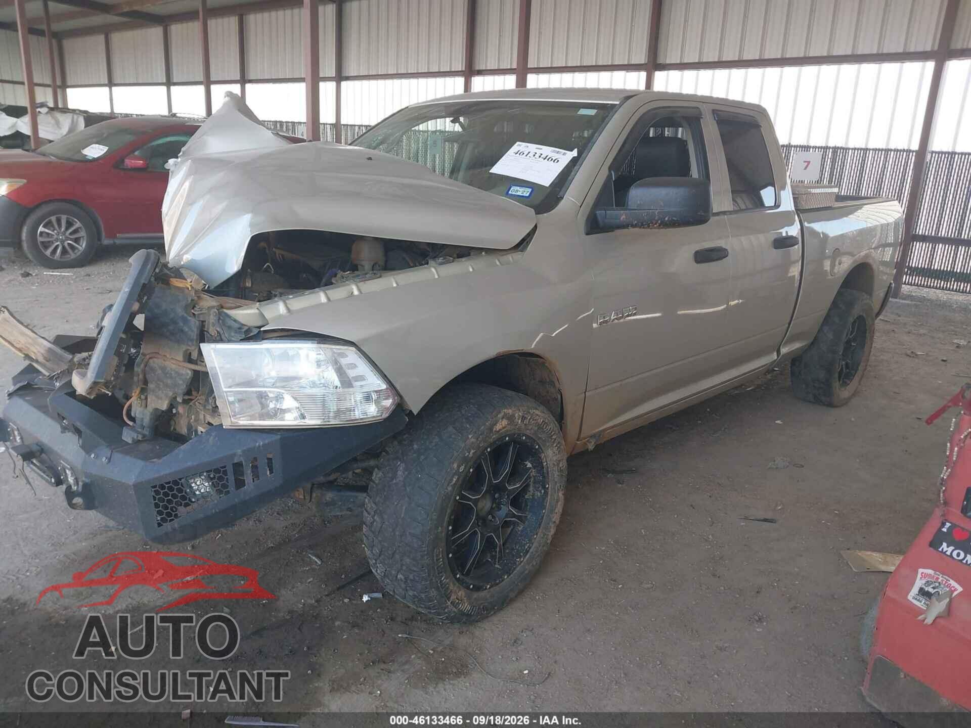 DODGE RAM 1500 2010 - 1D7RB1GK1AS194855