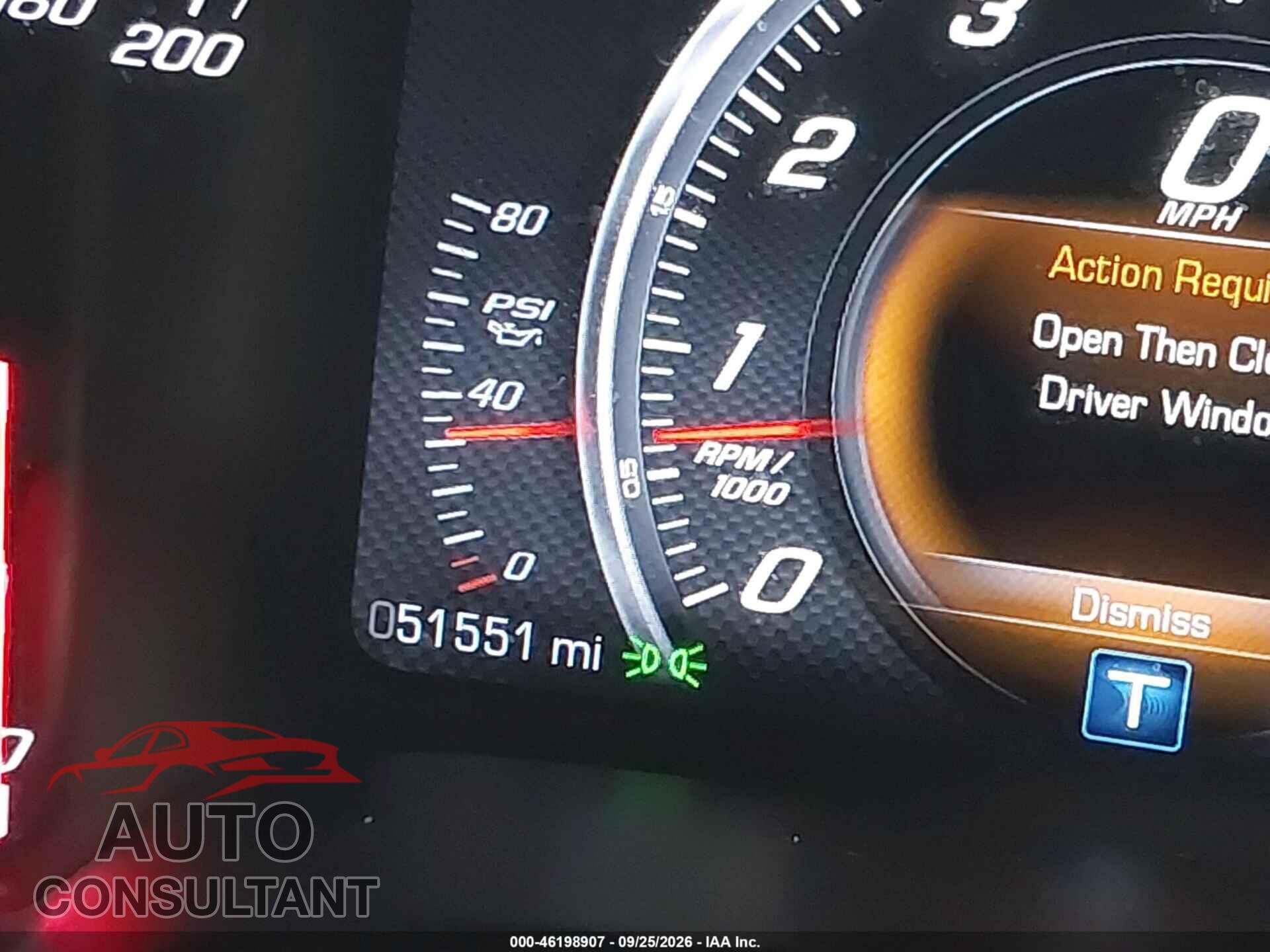 CHEVROLET CORVETTE STINGRAY 2014 - 1G1YM3D78E5119661