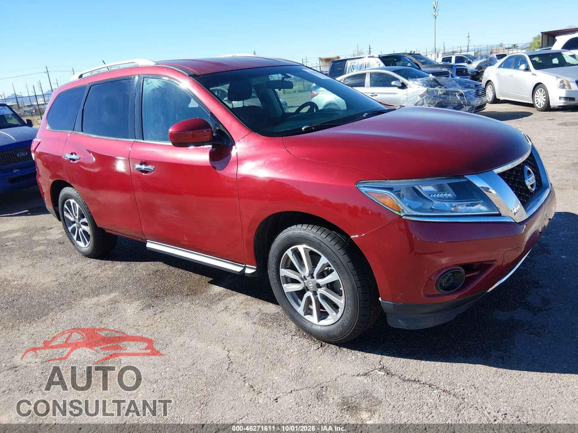 NISSAN PATHFINDER 2013 - 5N1AR2MM1DC663290