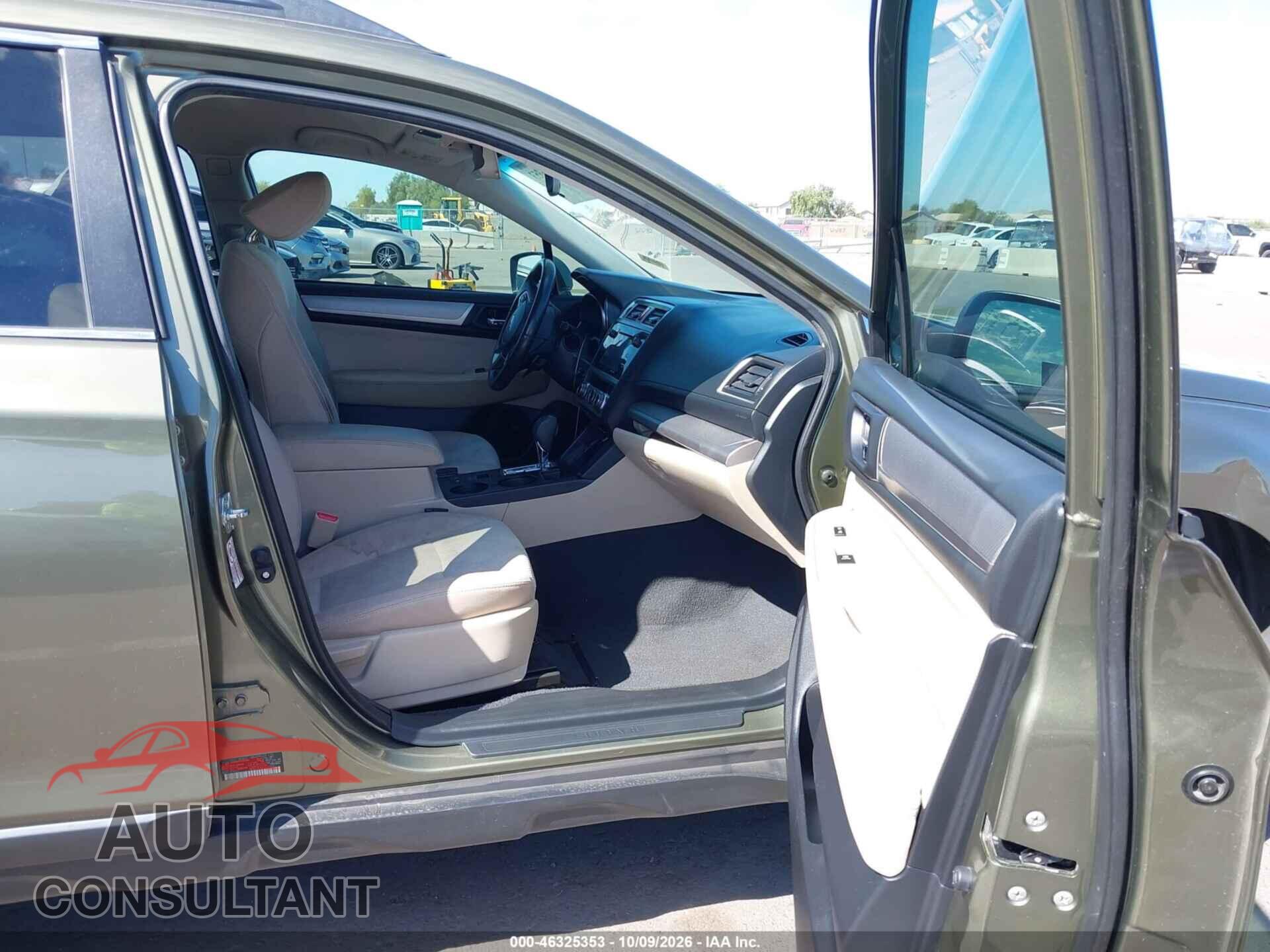 SUBARU OUTBACK 2015 - 4S4BSACC3F3332905