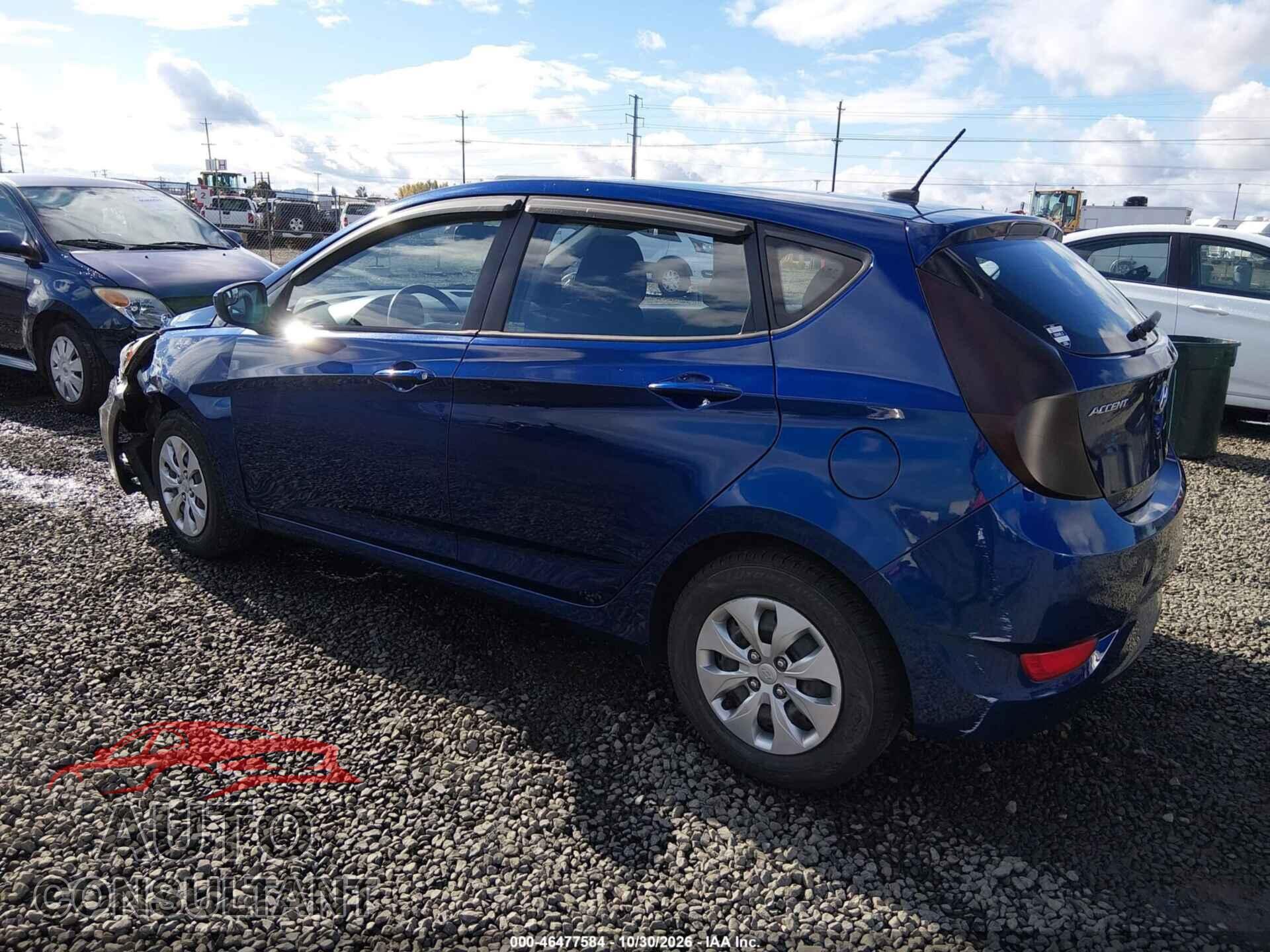 HYUNDAI ACCENT 2016 - KMHCT5AE8GU252993