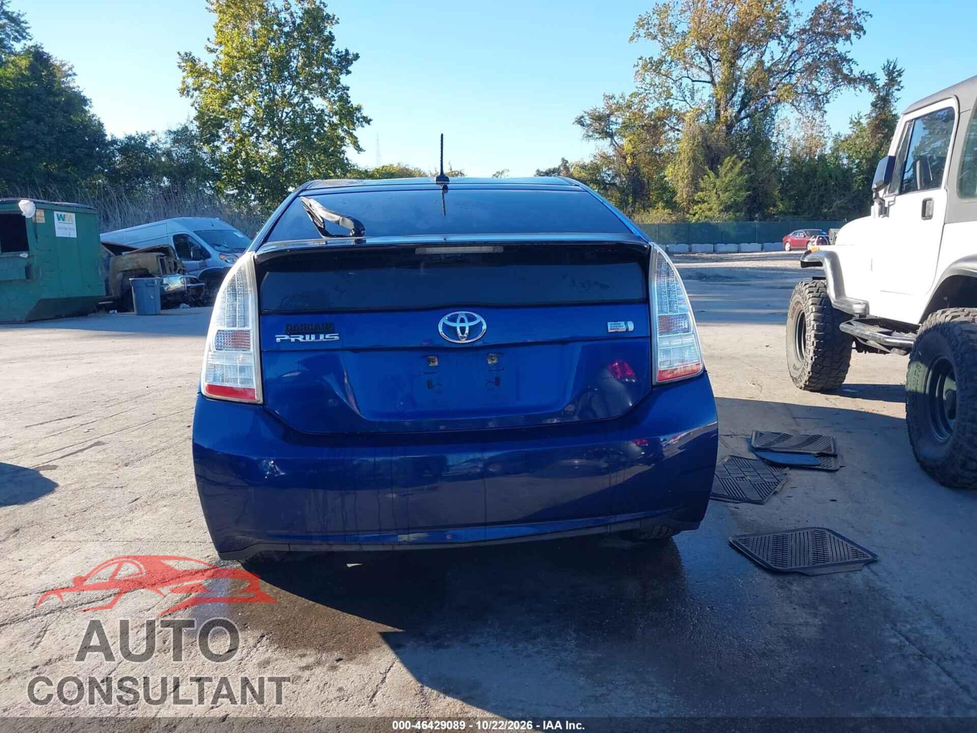 TOYOTA PRIUS 2010 - JTDKN3DU2A0098409