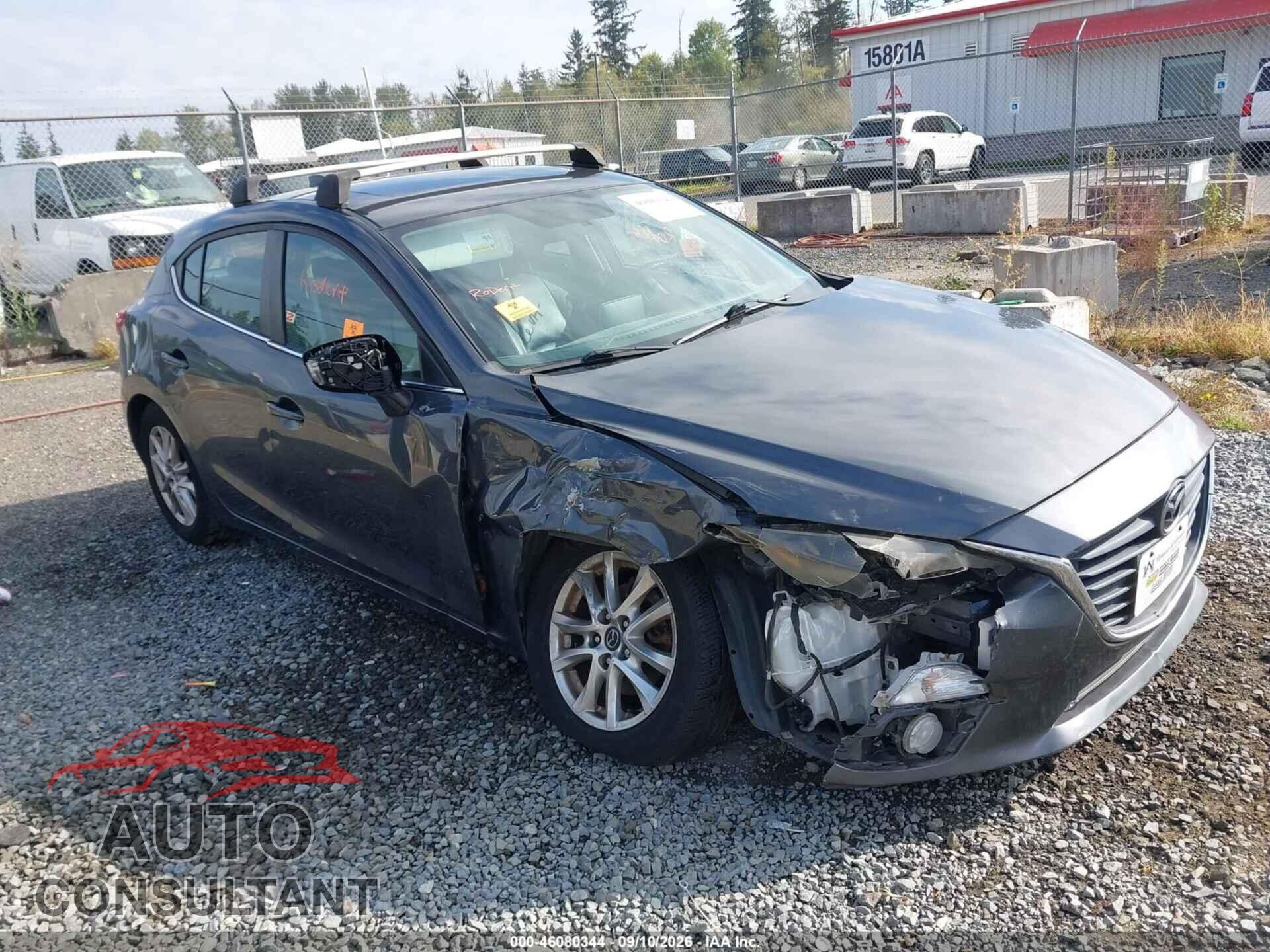 MAZDA MAZDA3 2014 - JM1BM1M71E1168578