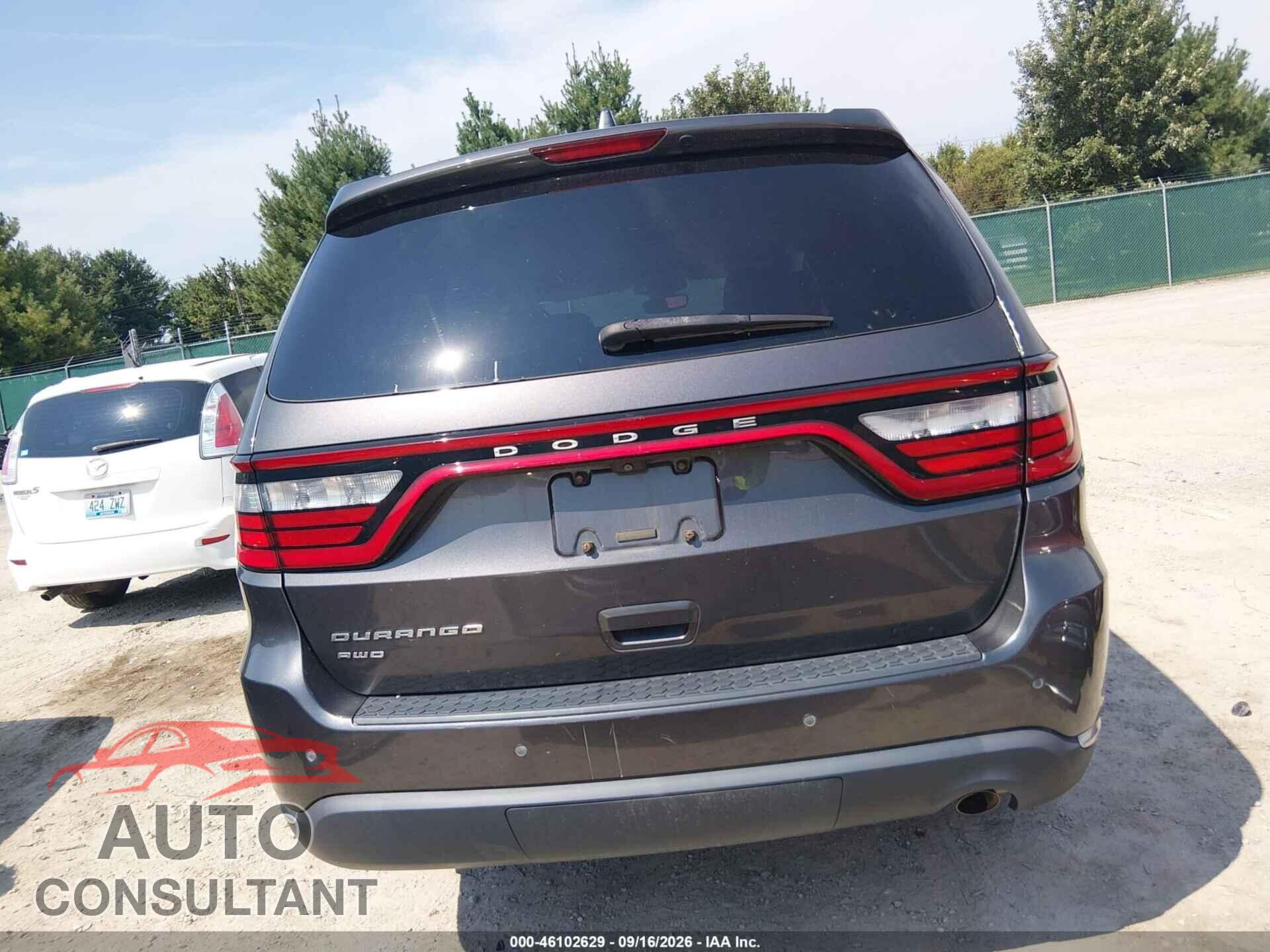 DODGE DURANGO 2017 - 1C4RDJAG5HC898831