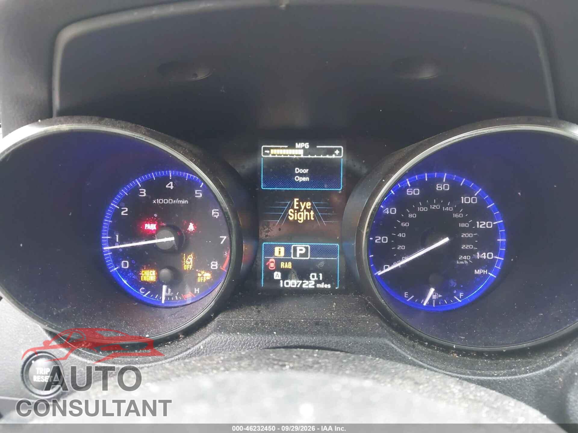 SUBARU LEGACY 2019 - 4S3BNAN65K3036331