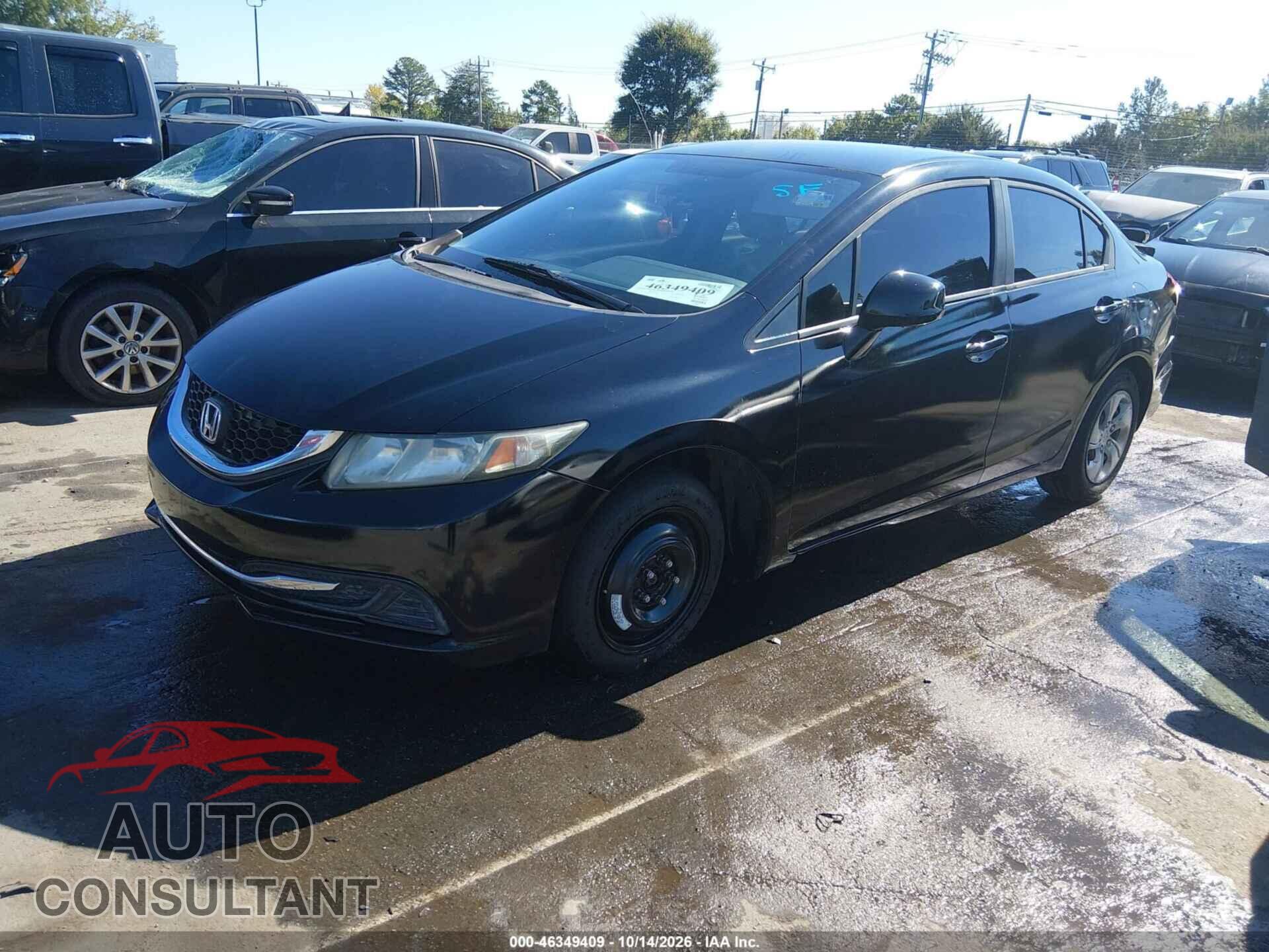 HONDA CIVIC 2013 - 2HGFB2F57DH535624