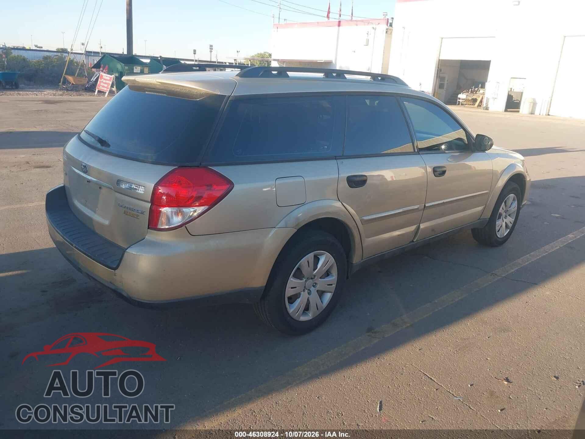 SUBARU OUTBACK 2009 - 4S4BP60C296322873