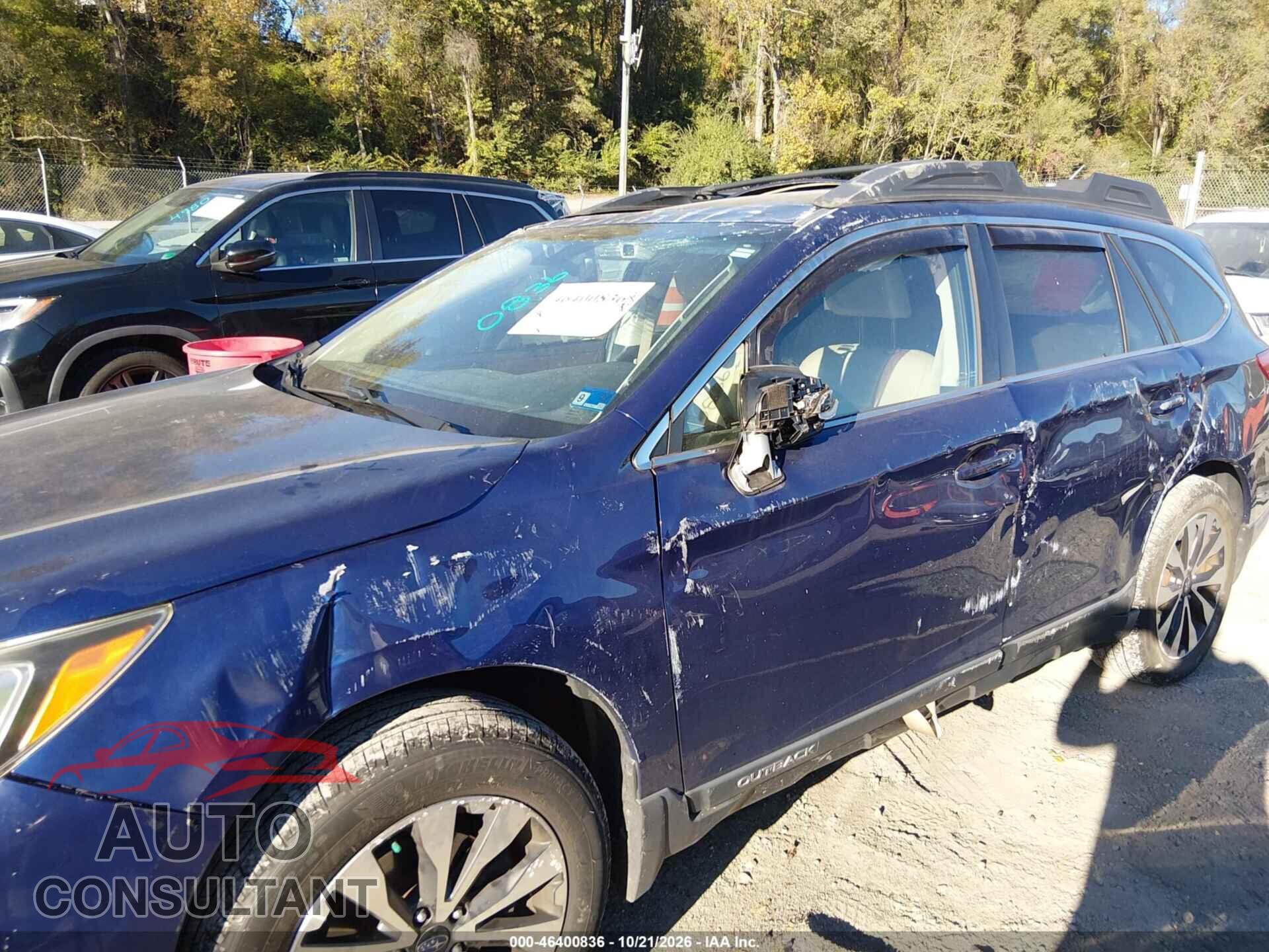 SUBARU OUTBACK 2017 - 4S4BSANC7H3369858