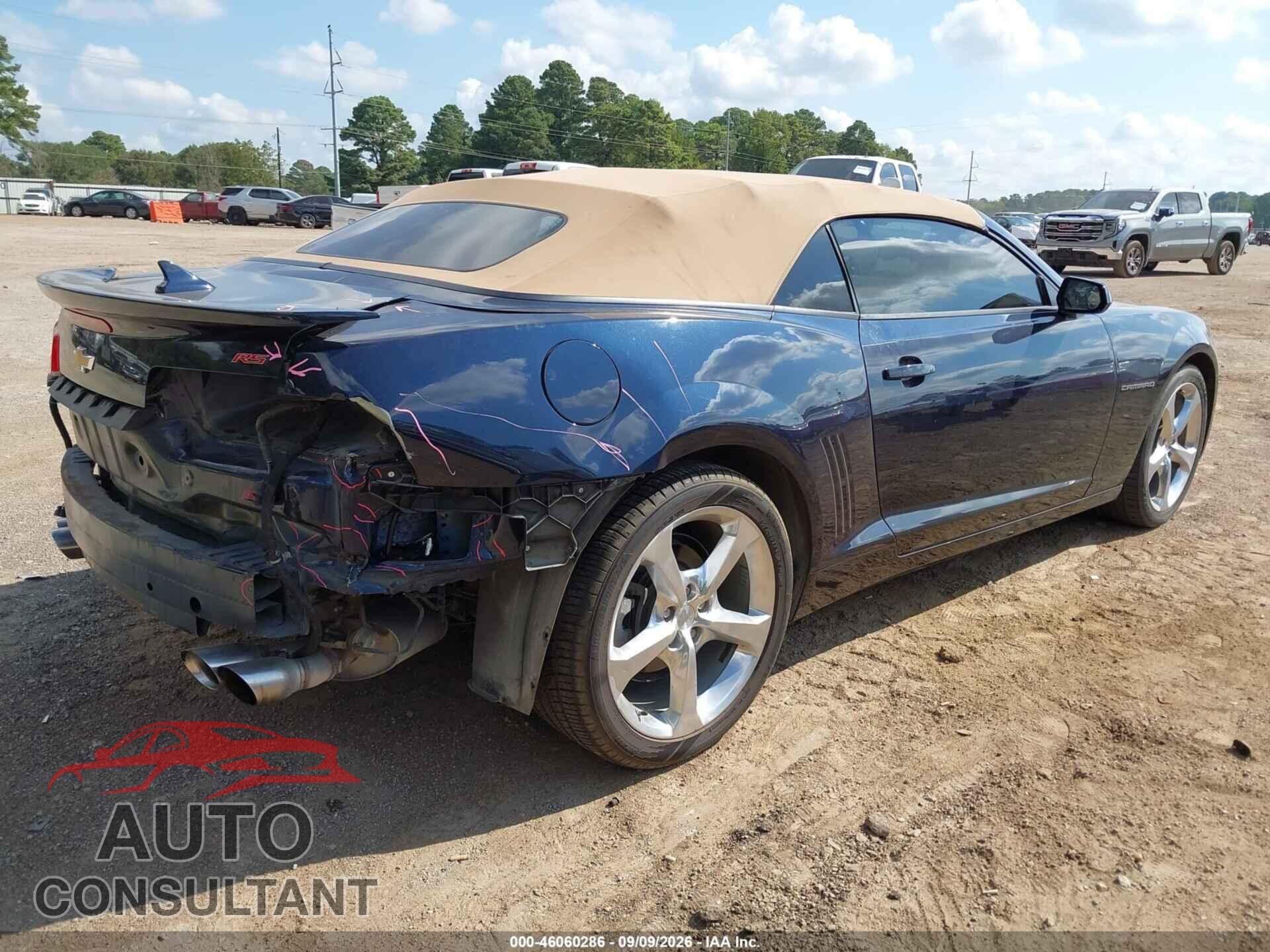 CHEVROLET CAMARO 2015 - 2G1FE3D30F9293908
