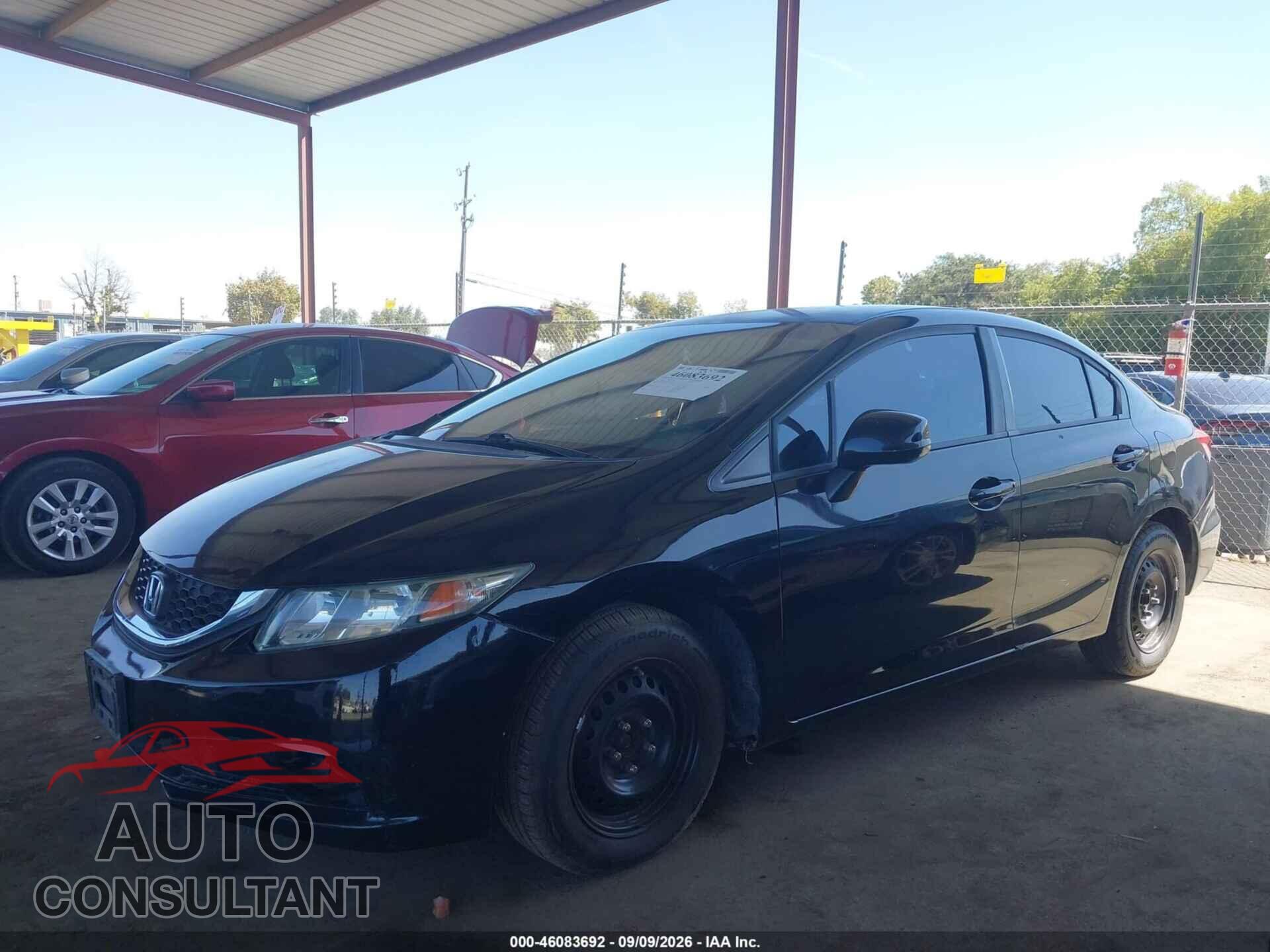 HONDA CIVIC 2013 - 19XFB2F54DE265021
