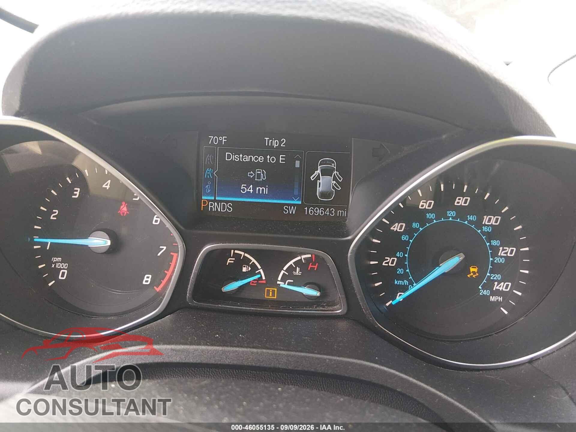 FORD ESCAPE 2013 - 1FMCU9H91DUC95516
