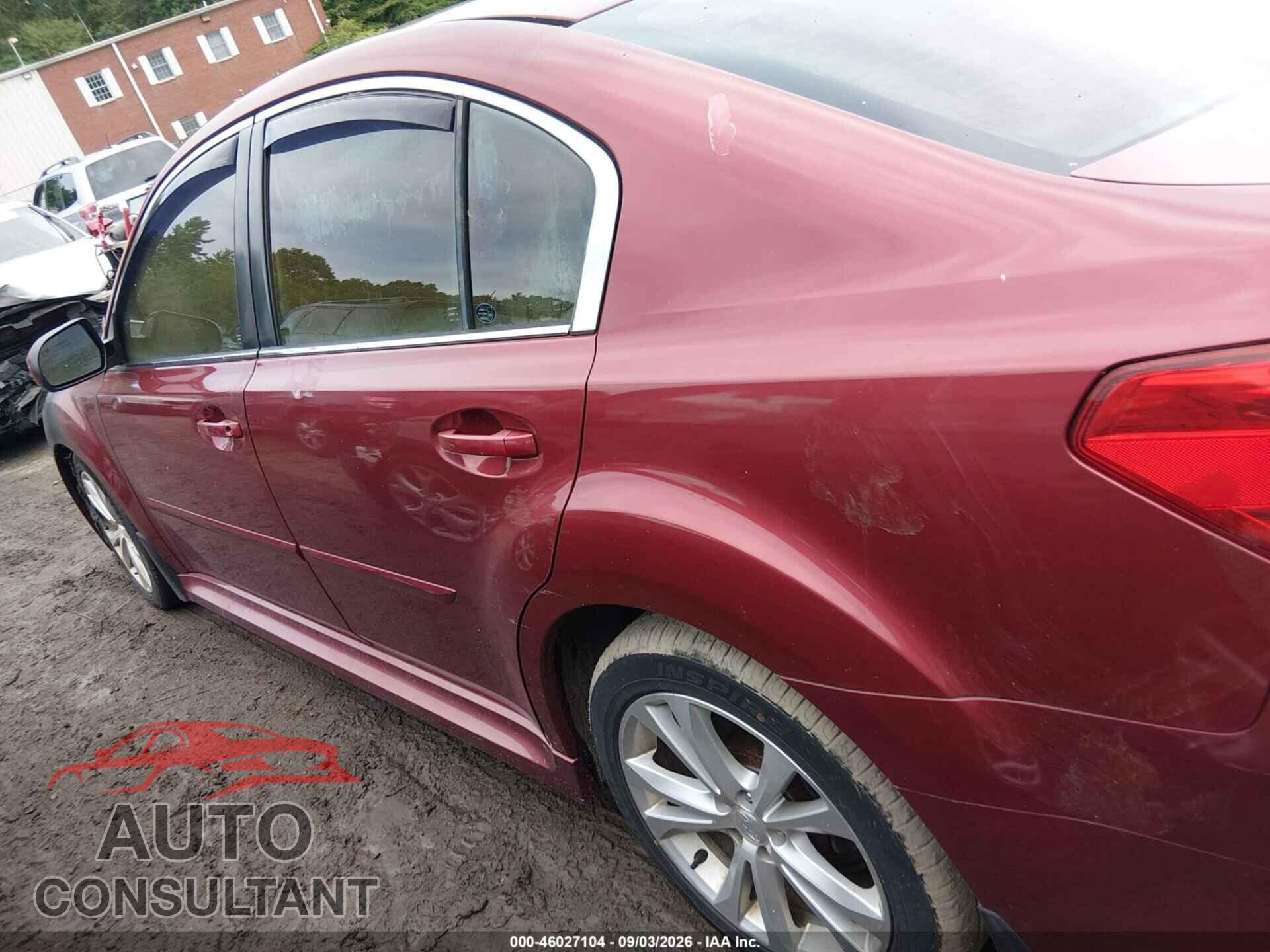 SUBARU LEGACY 2013 - 4S3BMCL65D3010042