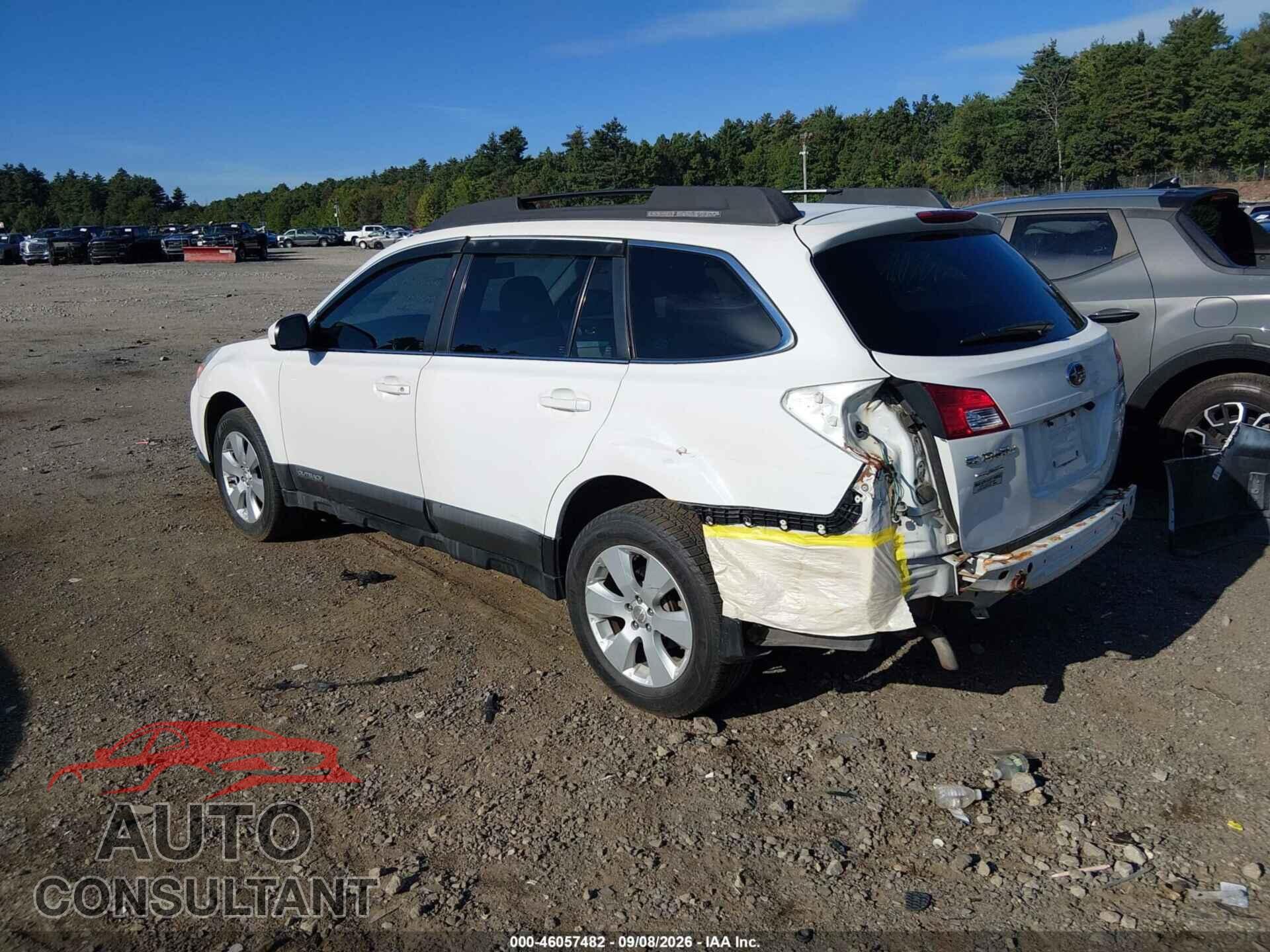 SUBARU OUTBACK 2012 - 4S4BRBCC4C3224175
