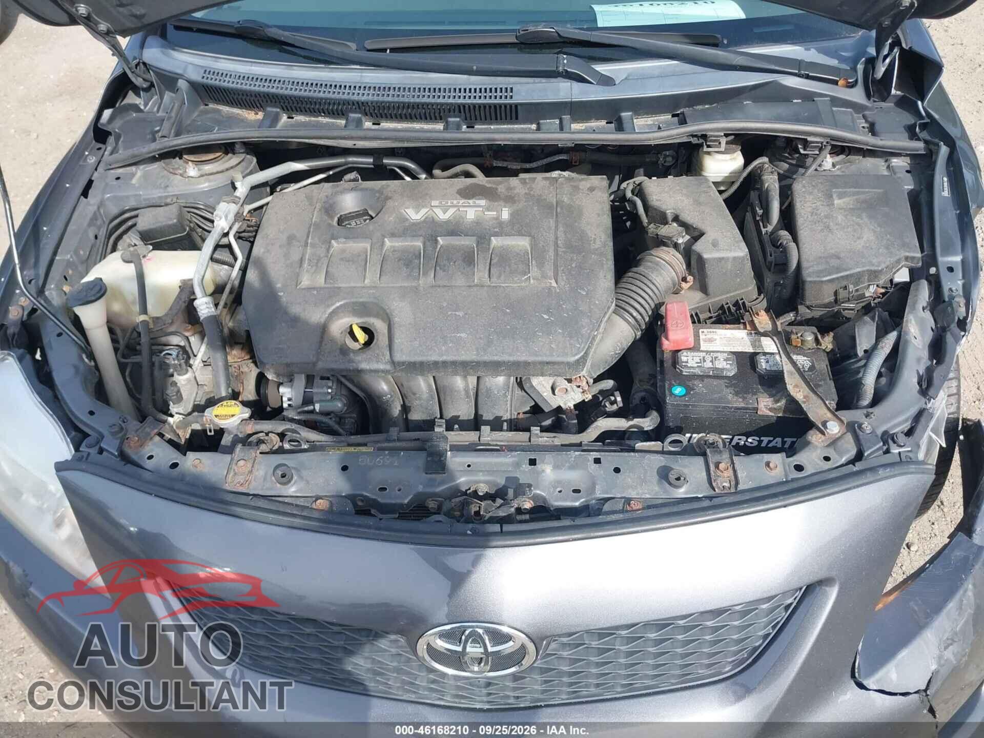 TOYOTA COROLLA 2009 - 2T1BU40E19C190569
