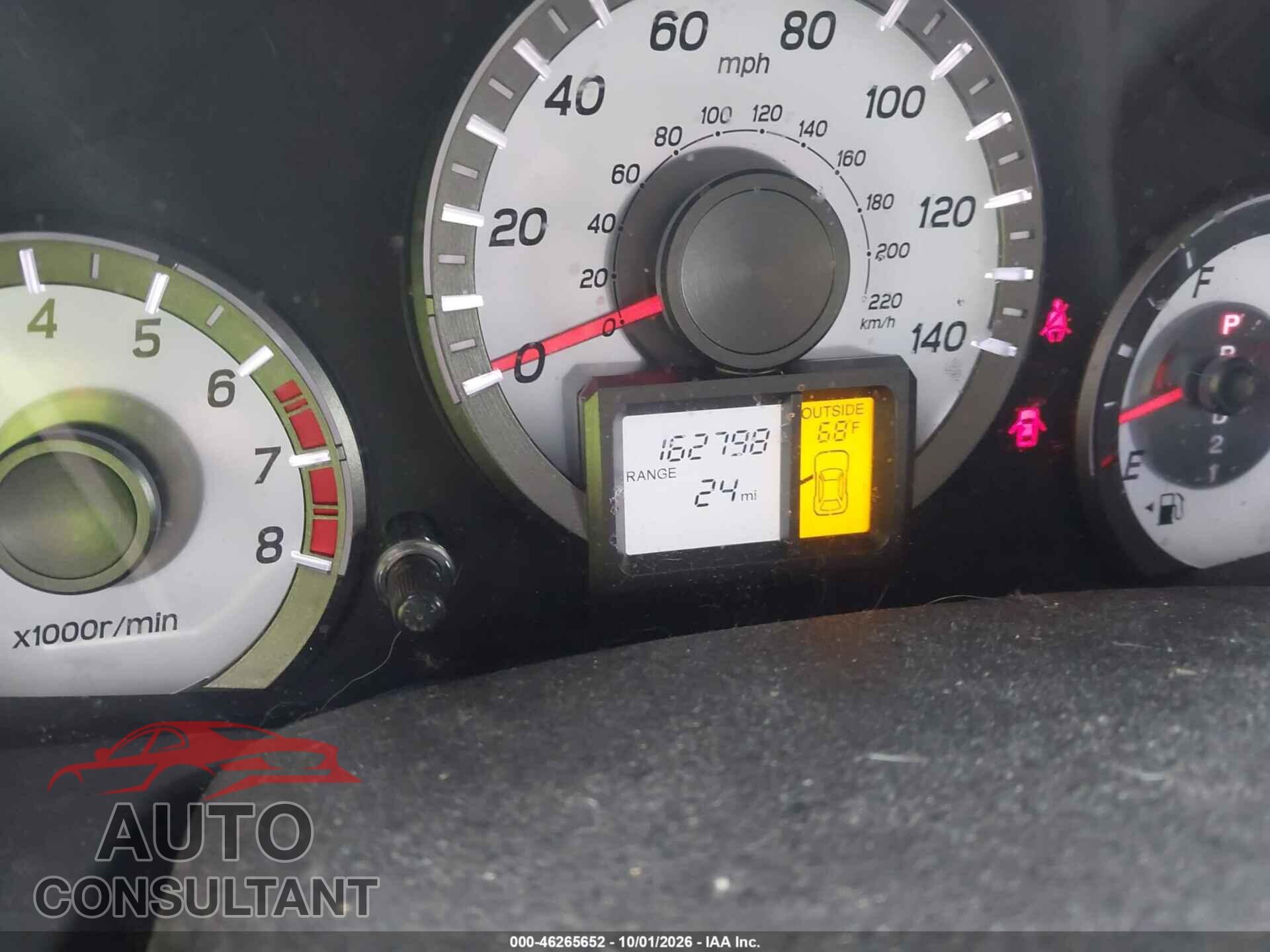 HONDA PILOT 2012 - 5FNYF4H68CB045937