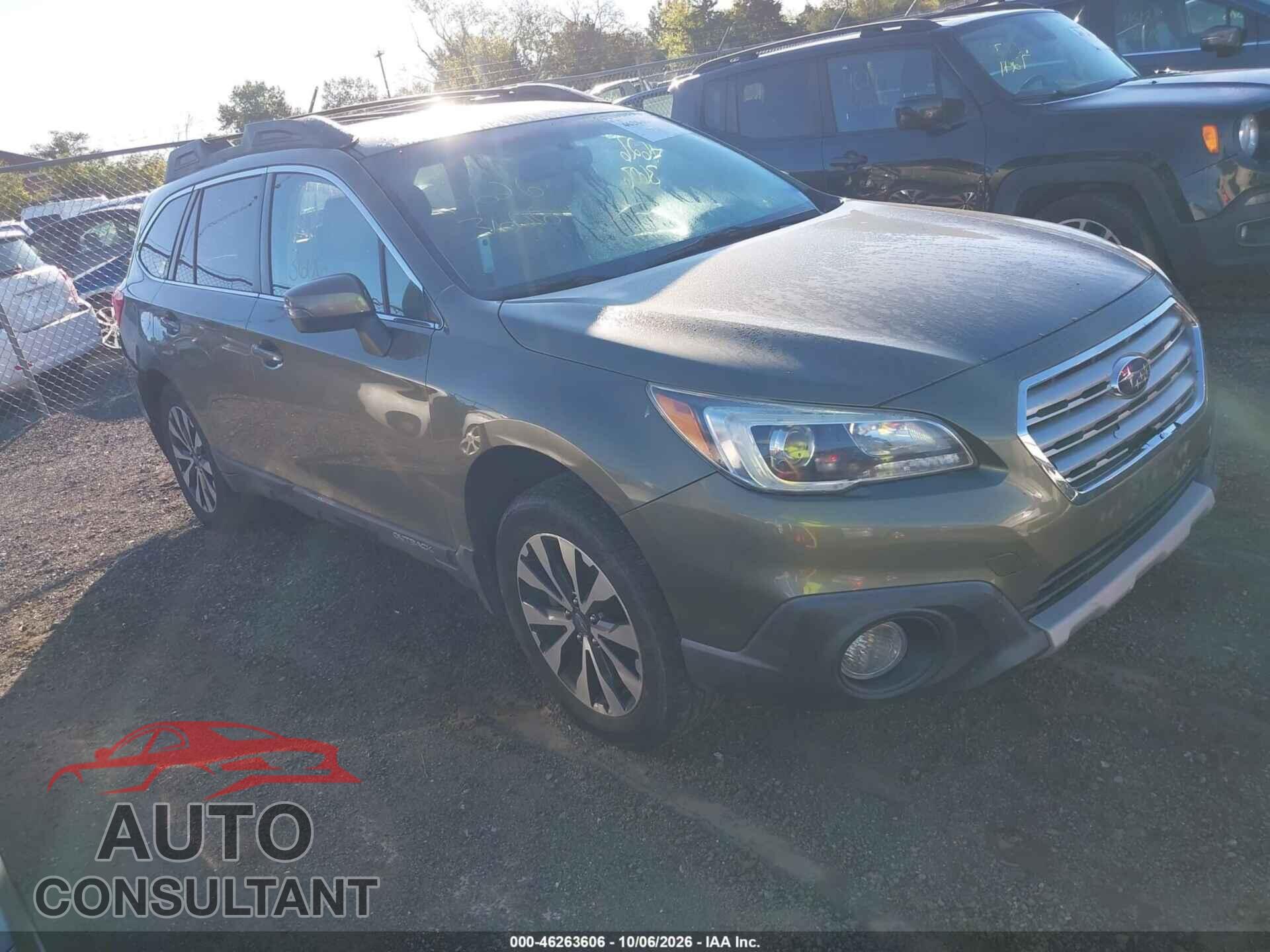 SUBARU OUTBACK 2016 - 4S4BSAJC0G3259772